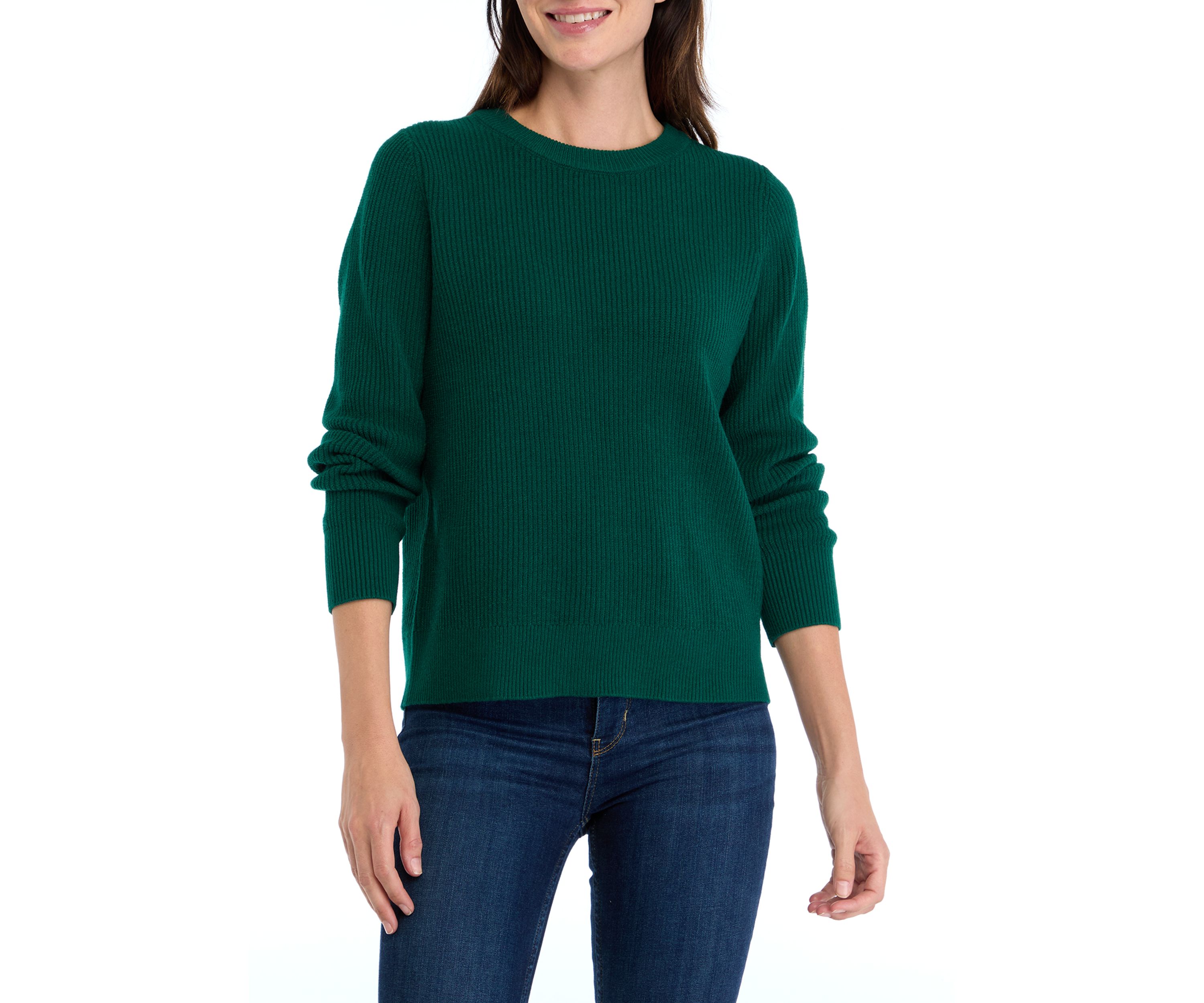 Petite Ribbed Pullover Sweater