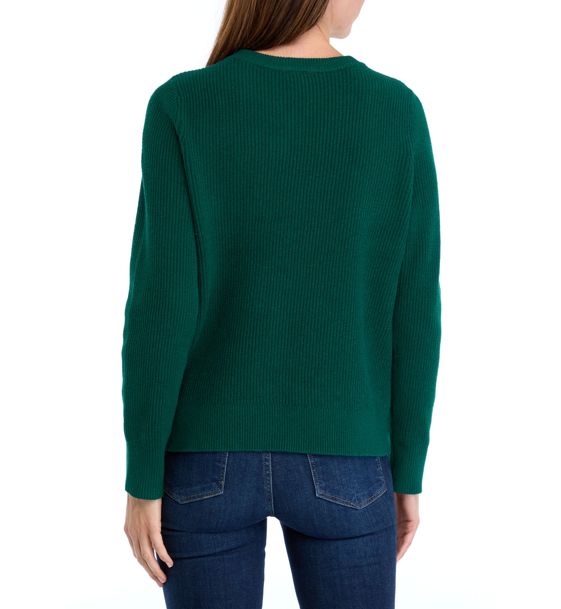 Petite Ribbed Pullover Sweater