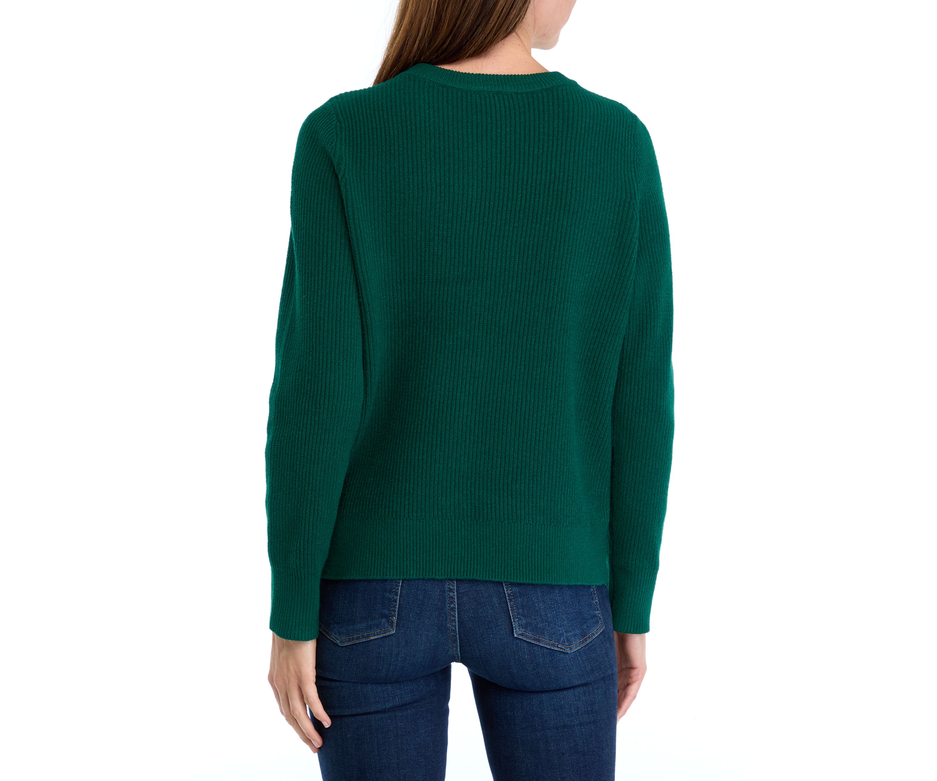 Petite Ribbed Pullover Sweater