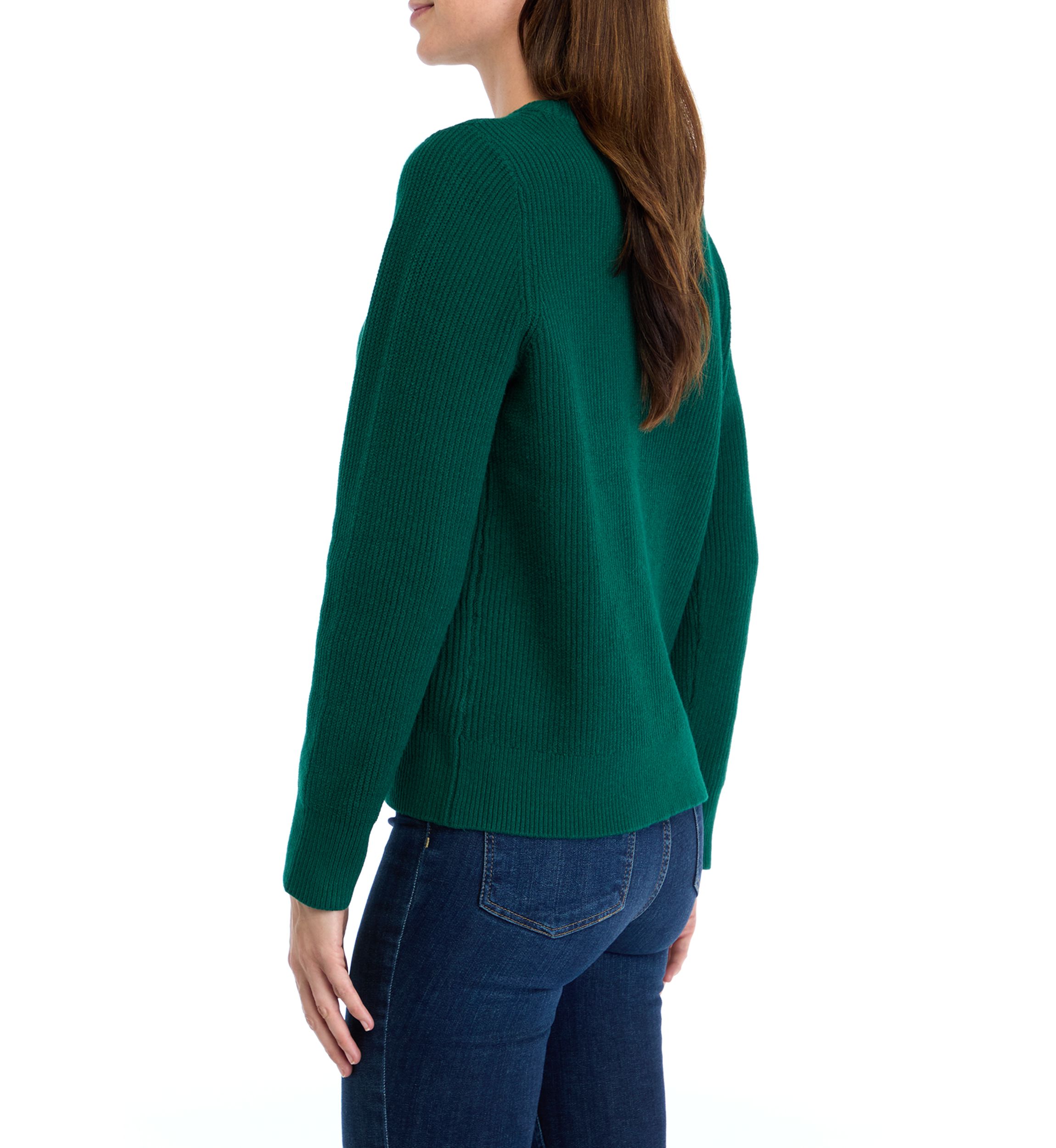 Petite Ribbed Pullover Sweater