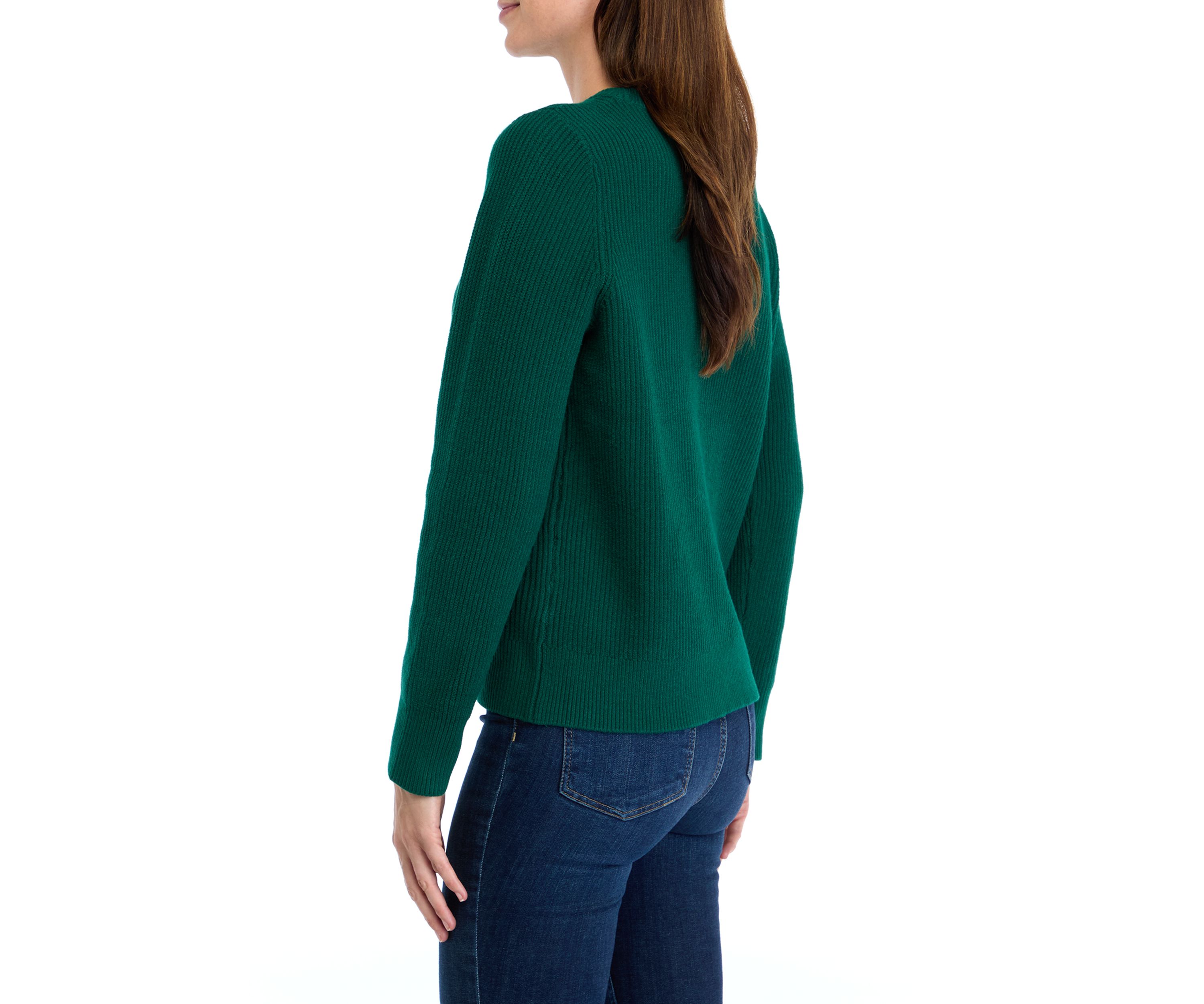 Petite Ribbed Pullover Sweater
