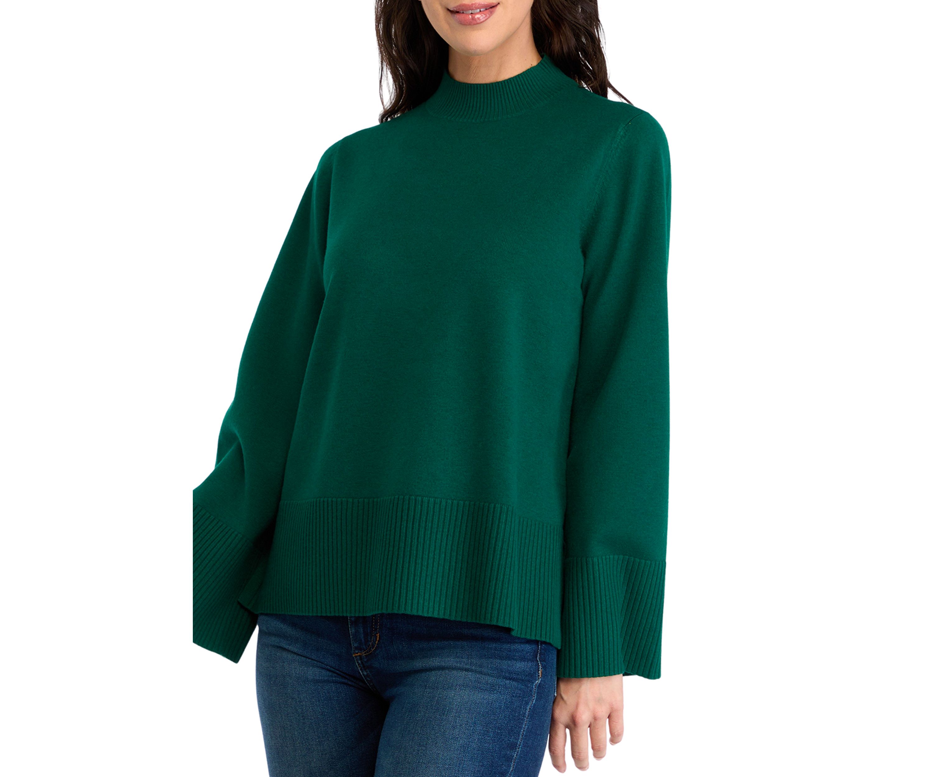 Womens Bell Sleeve Sweater