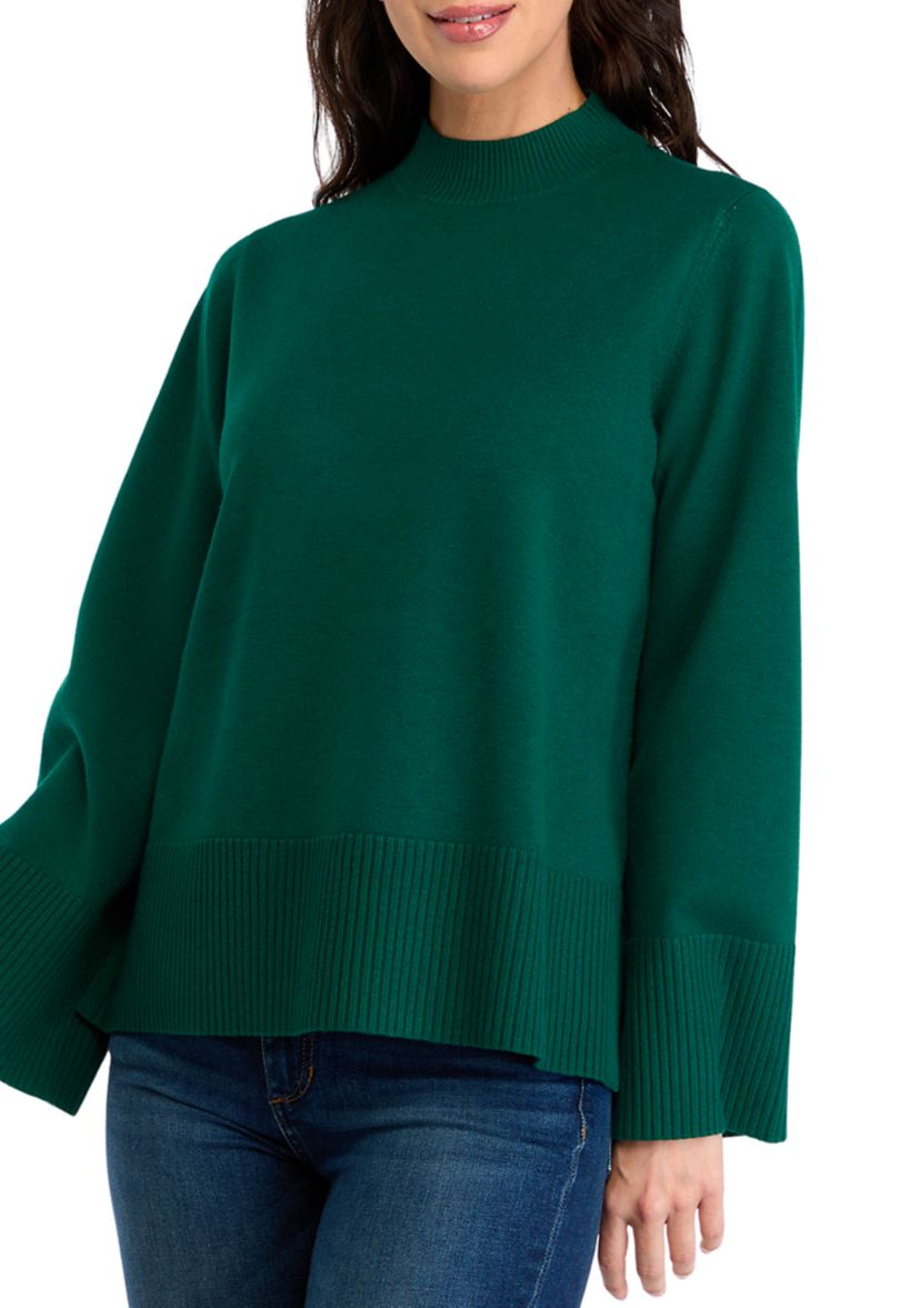 Womens Bell Sleeve Sweater