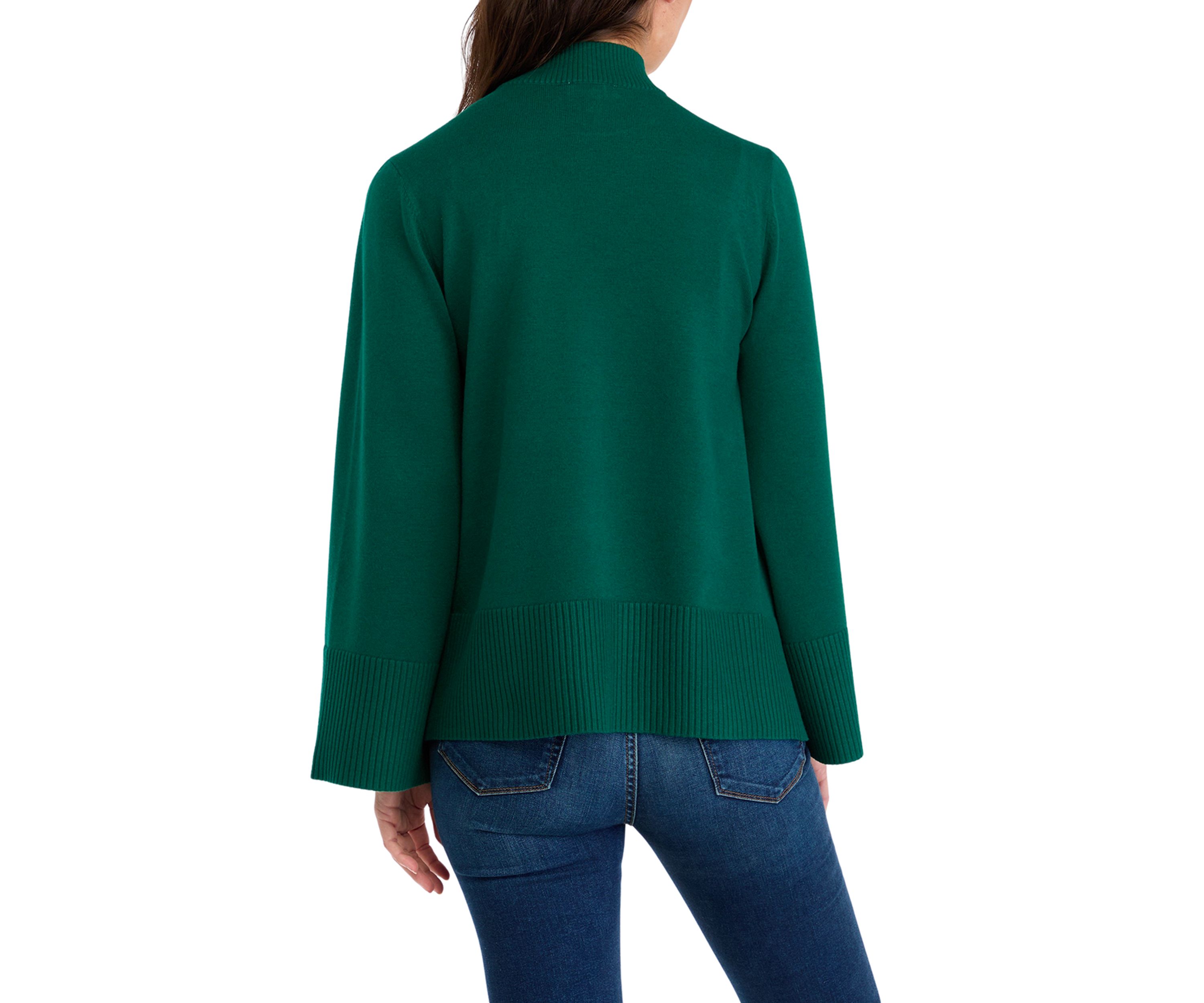 Womens Bell Sleeve Sweater