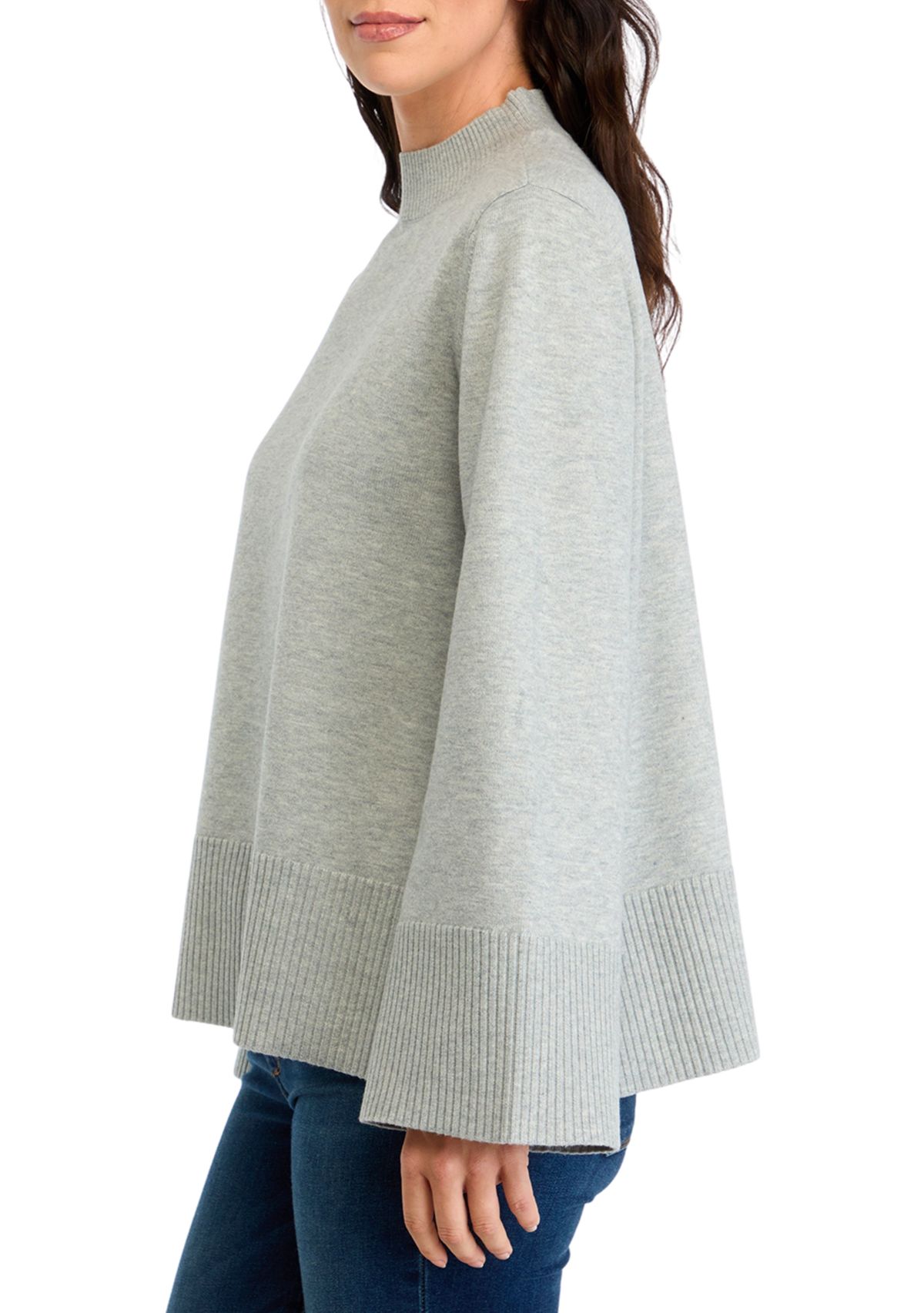 Womens Bell Sleeve Sweater