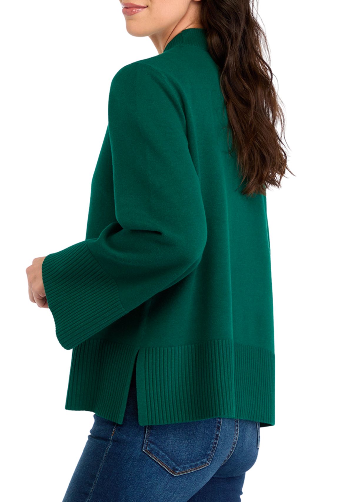 Womens Bell Sleeve Sweater
