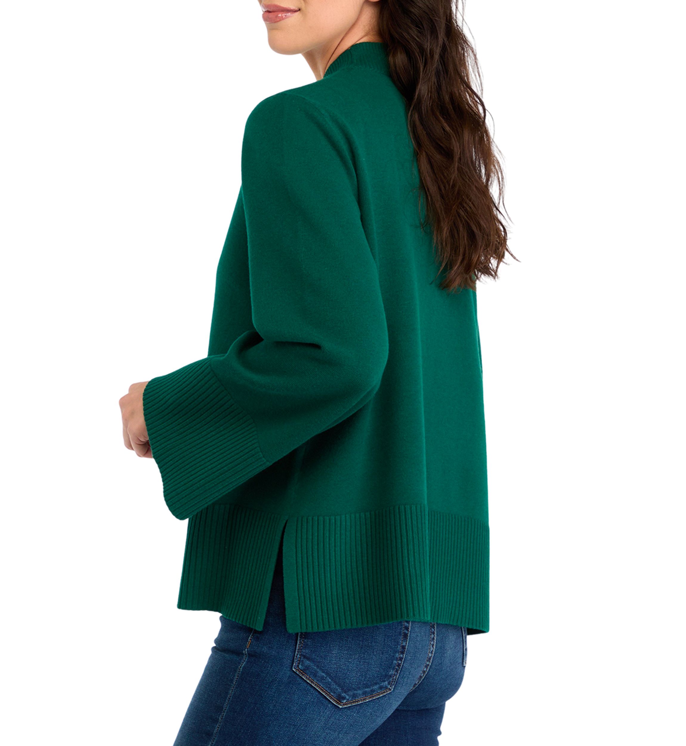 Womens Bell Sleeve Sweater