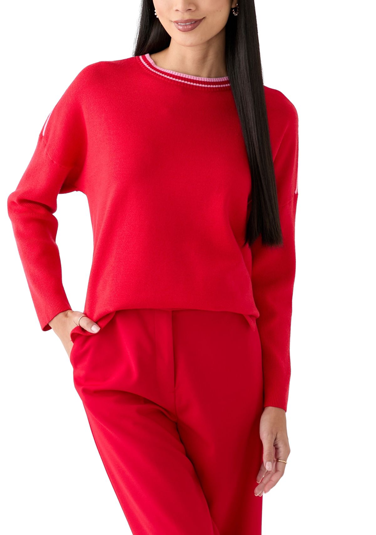 Petite Drop Shoulder Sweater 