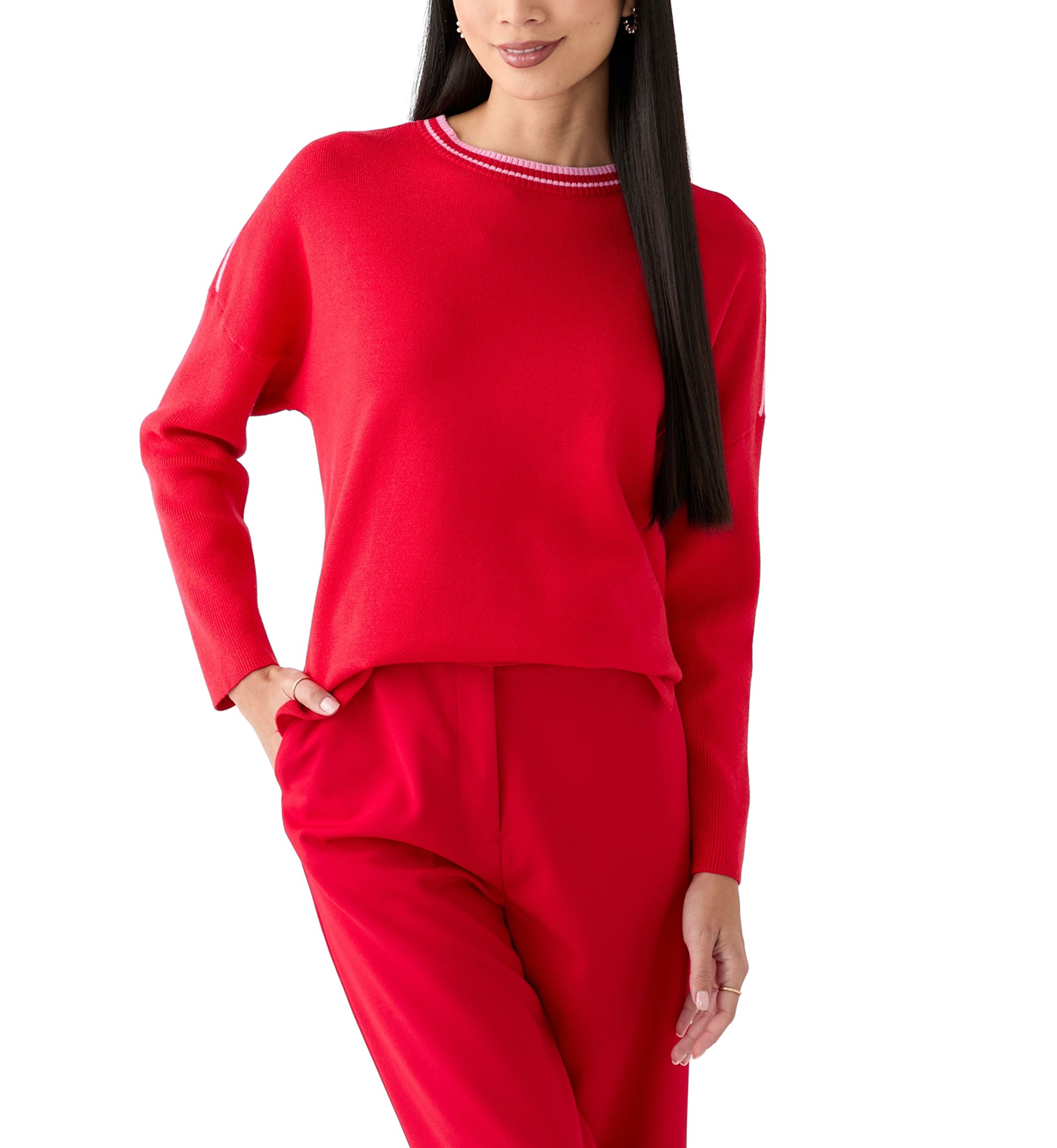 Petite Drop Shoulder Sweater 