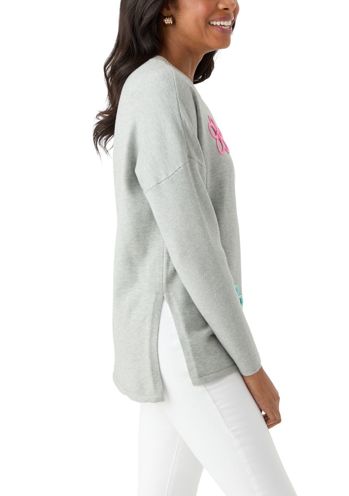 Womens Flower Sweater 