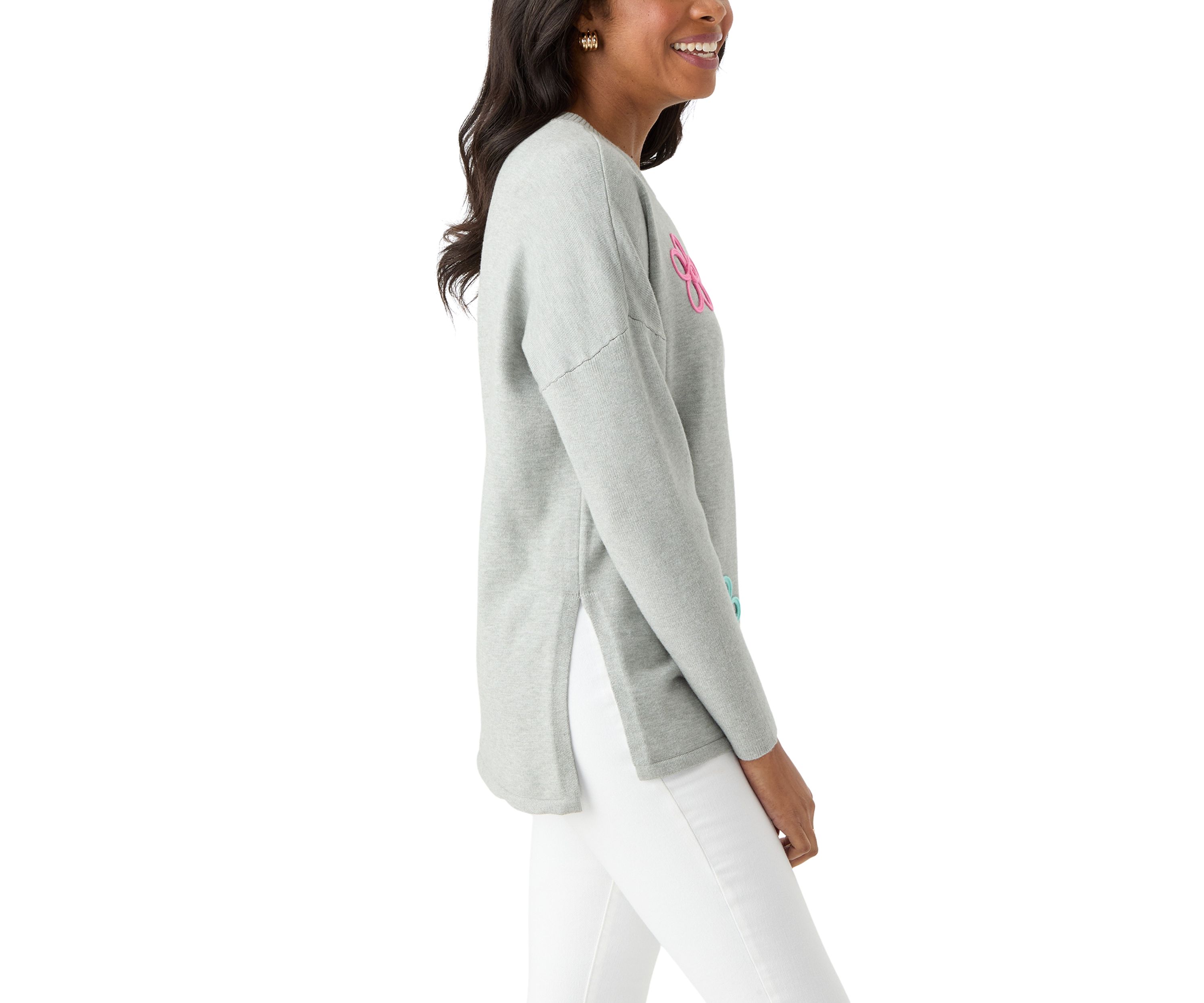 Womens Flower Sweater 