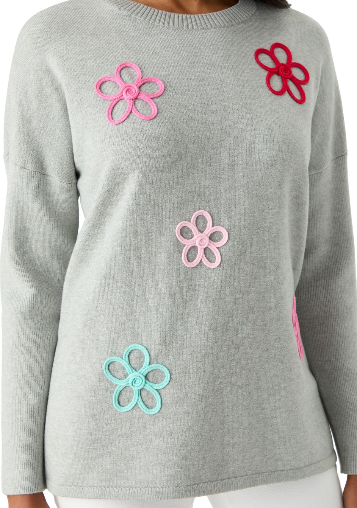 Womens Flower Sweater 