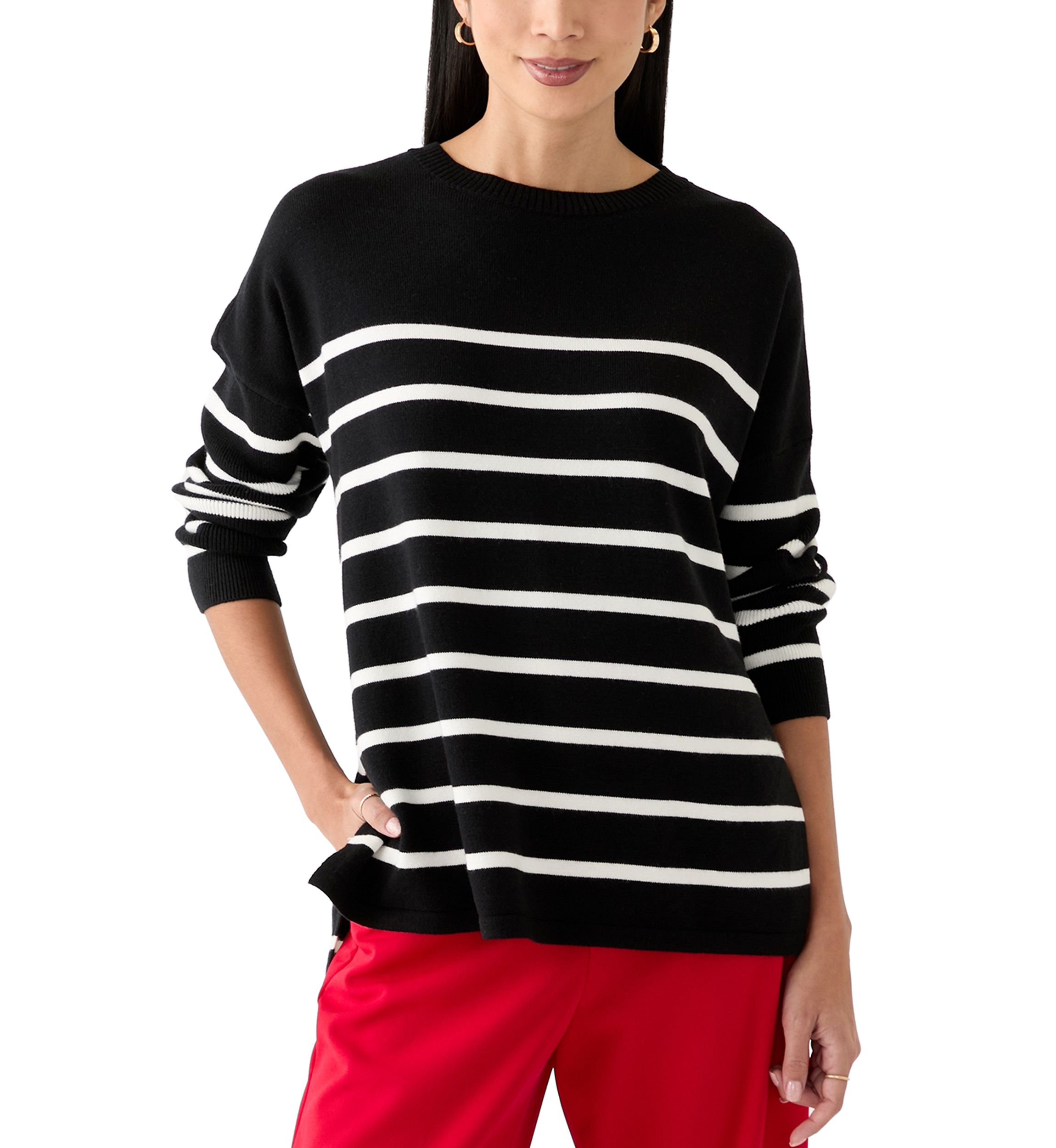 Petite Stripe Sweater