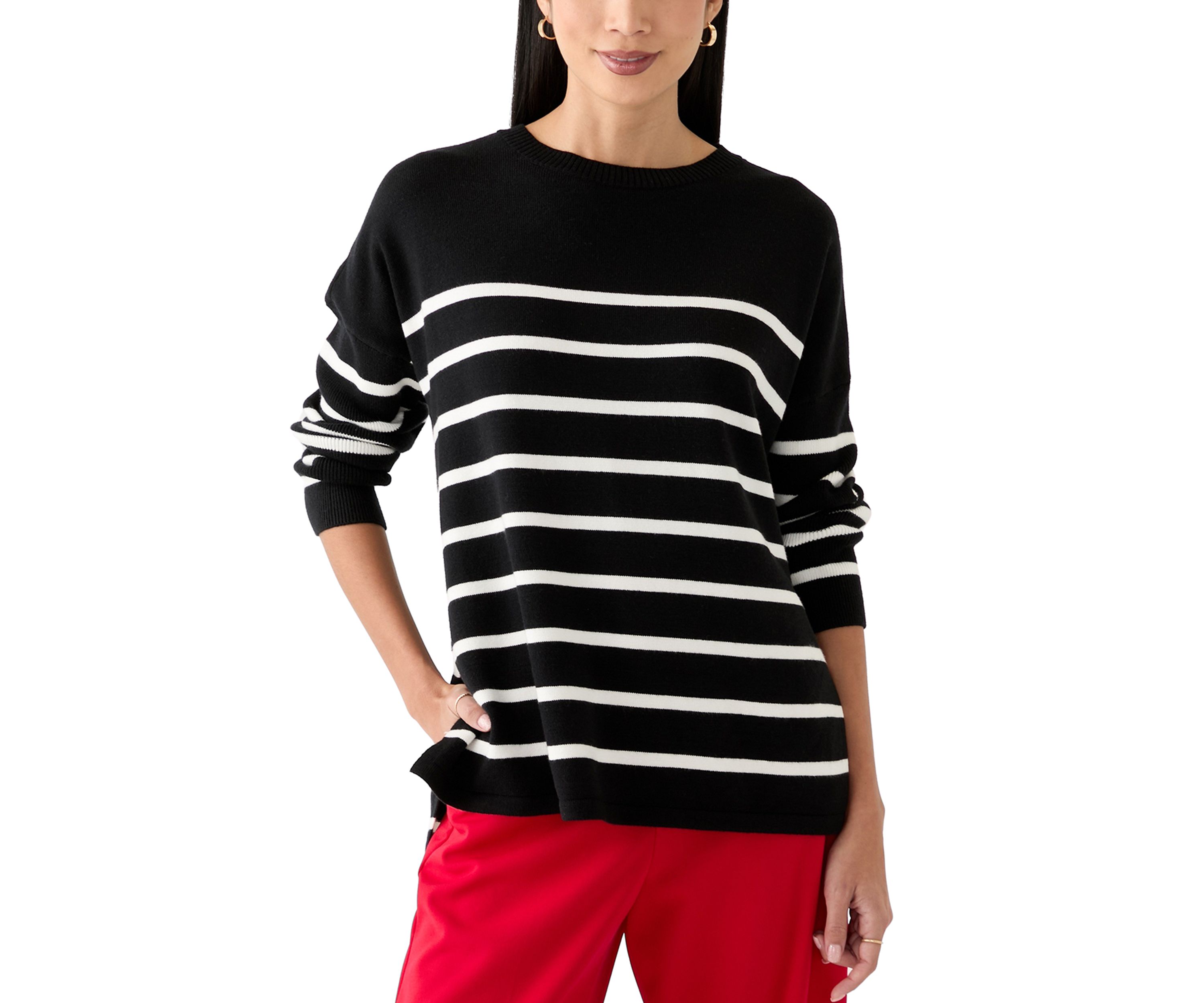 Petite Stripe Sweater