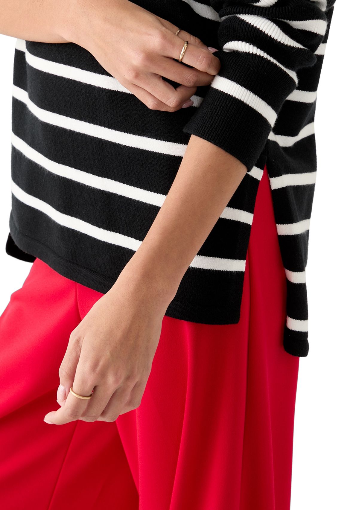Petite Stripe Sweater