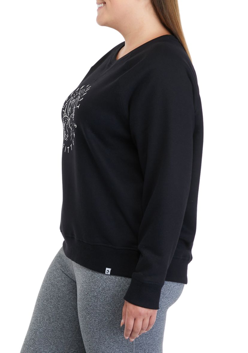 Plus Size Long Sleeve Graphic Sweatshirt