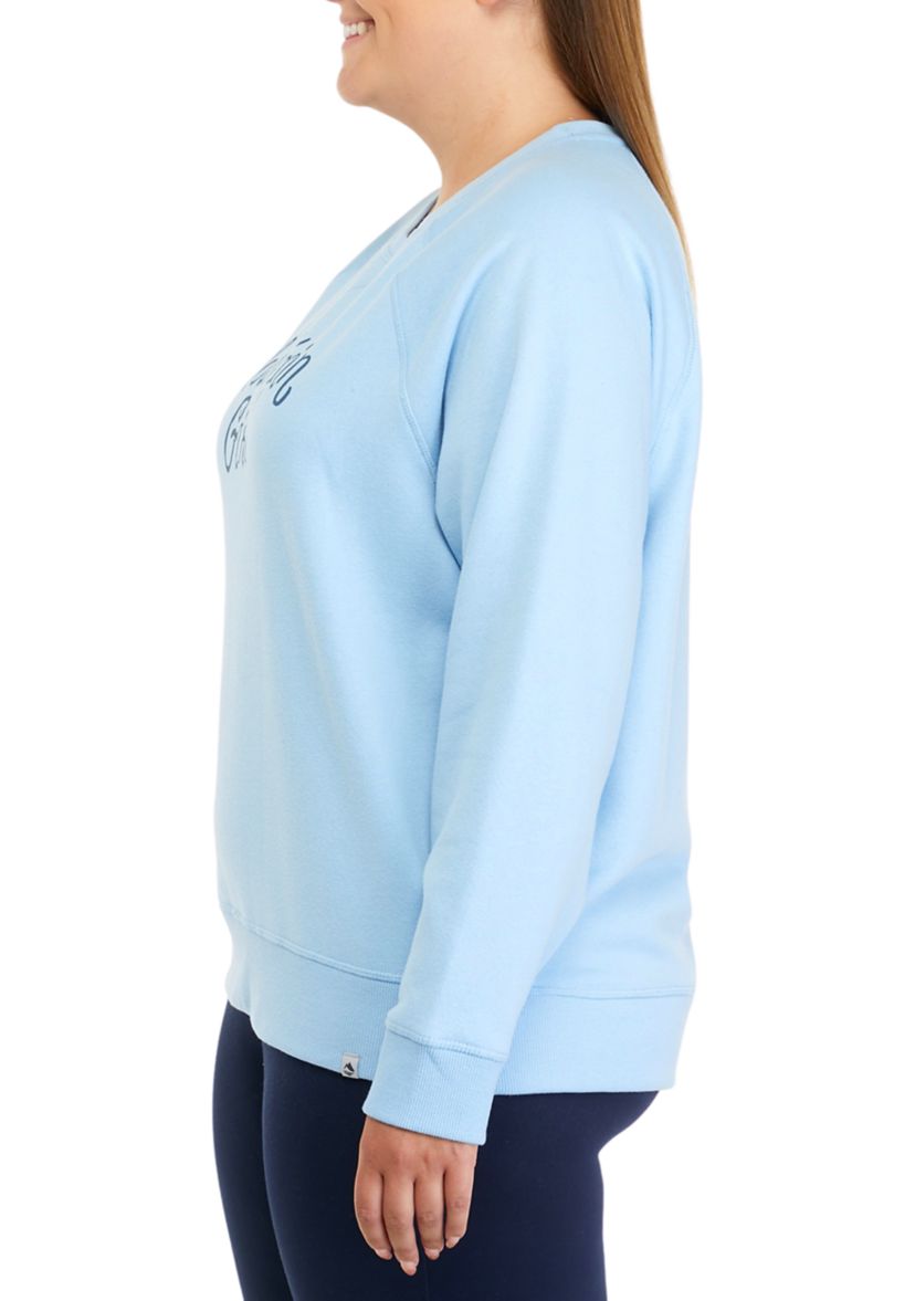 Plus Size Long Sleeve Graphic Sweatshirt