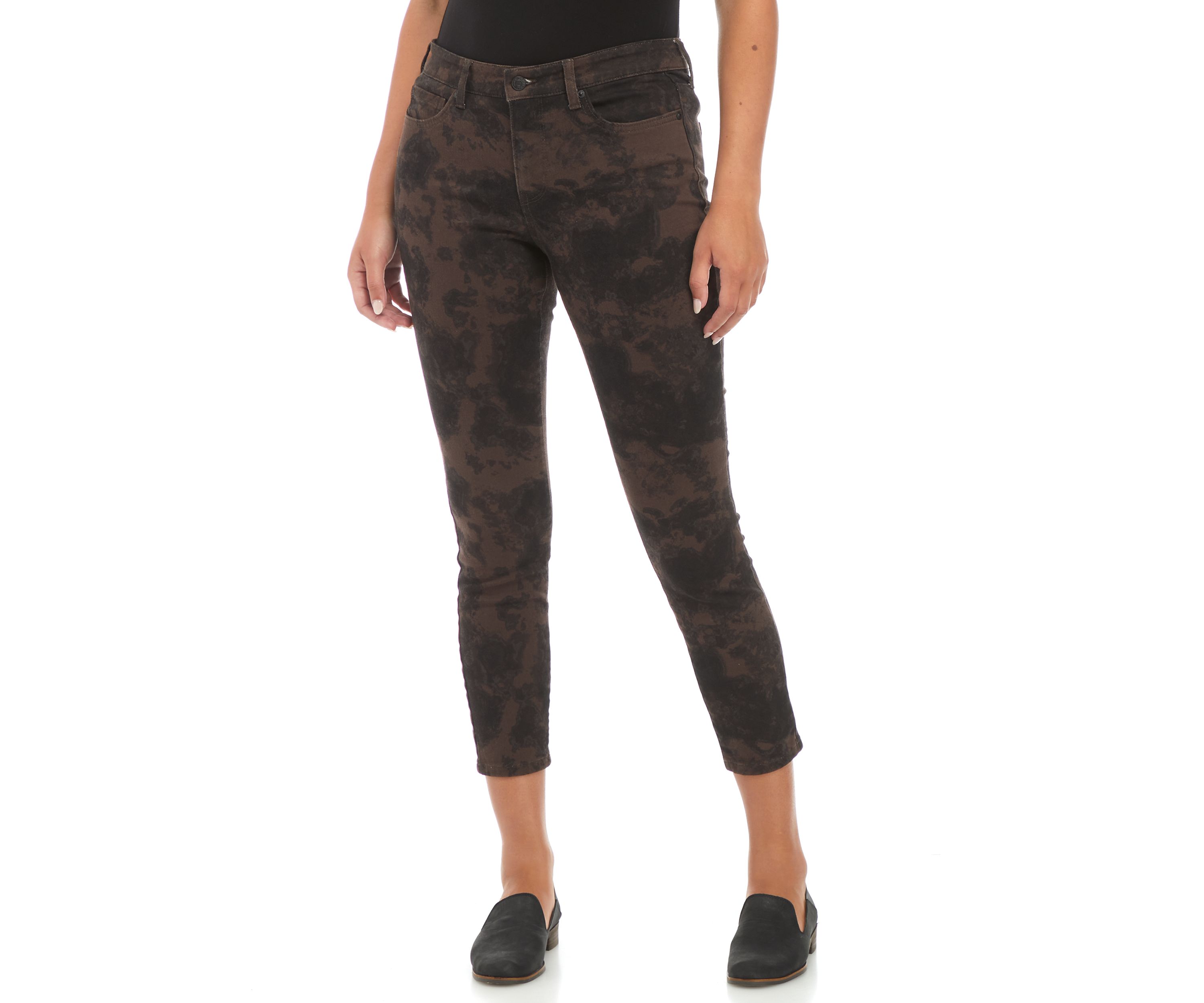 Womens Mid-Rise Skinny Ankle Jeans