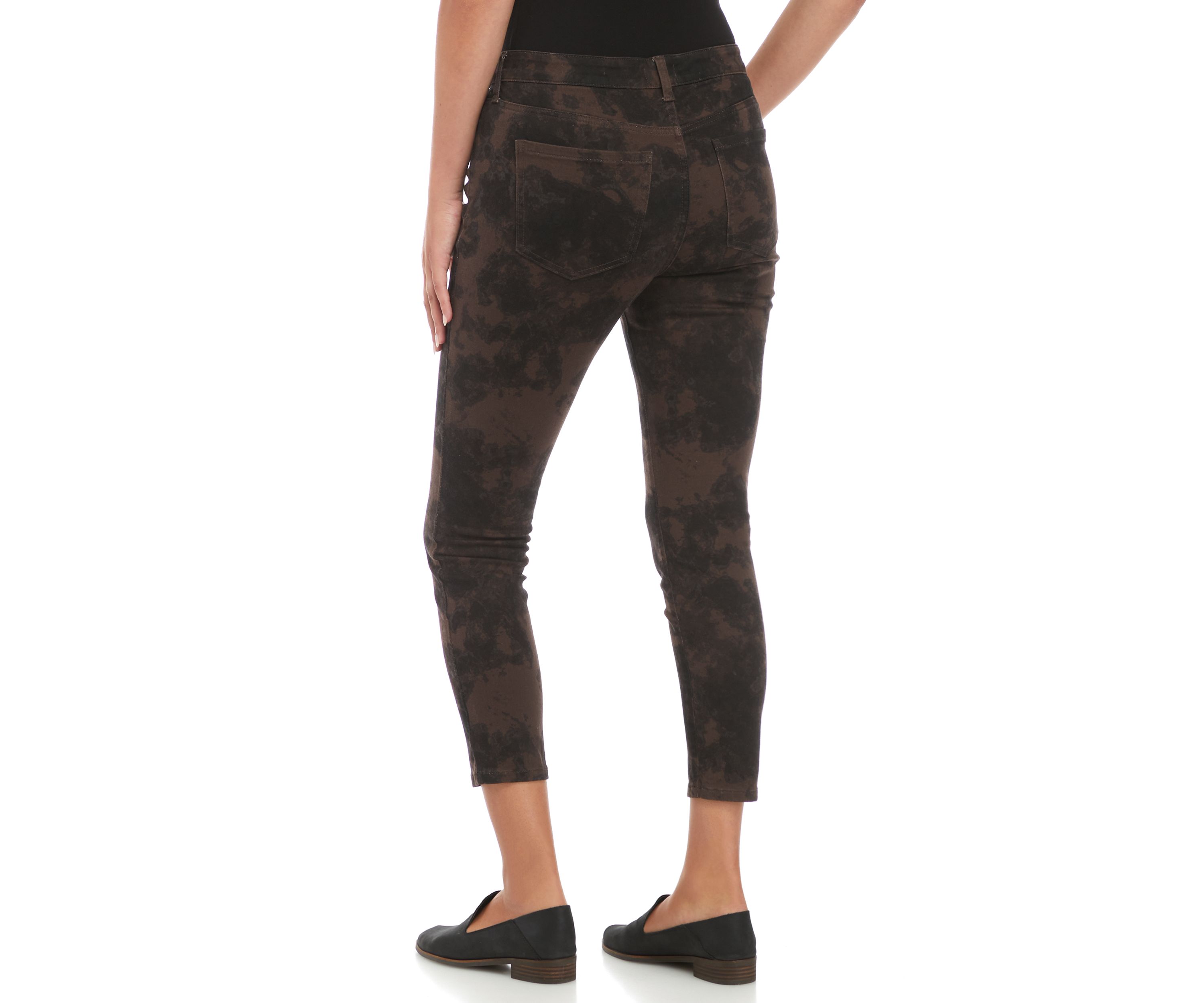 Womens Mid-Rise Skinny Ankle Jeans