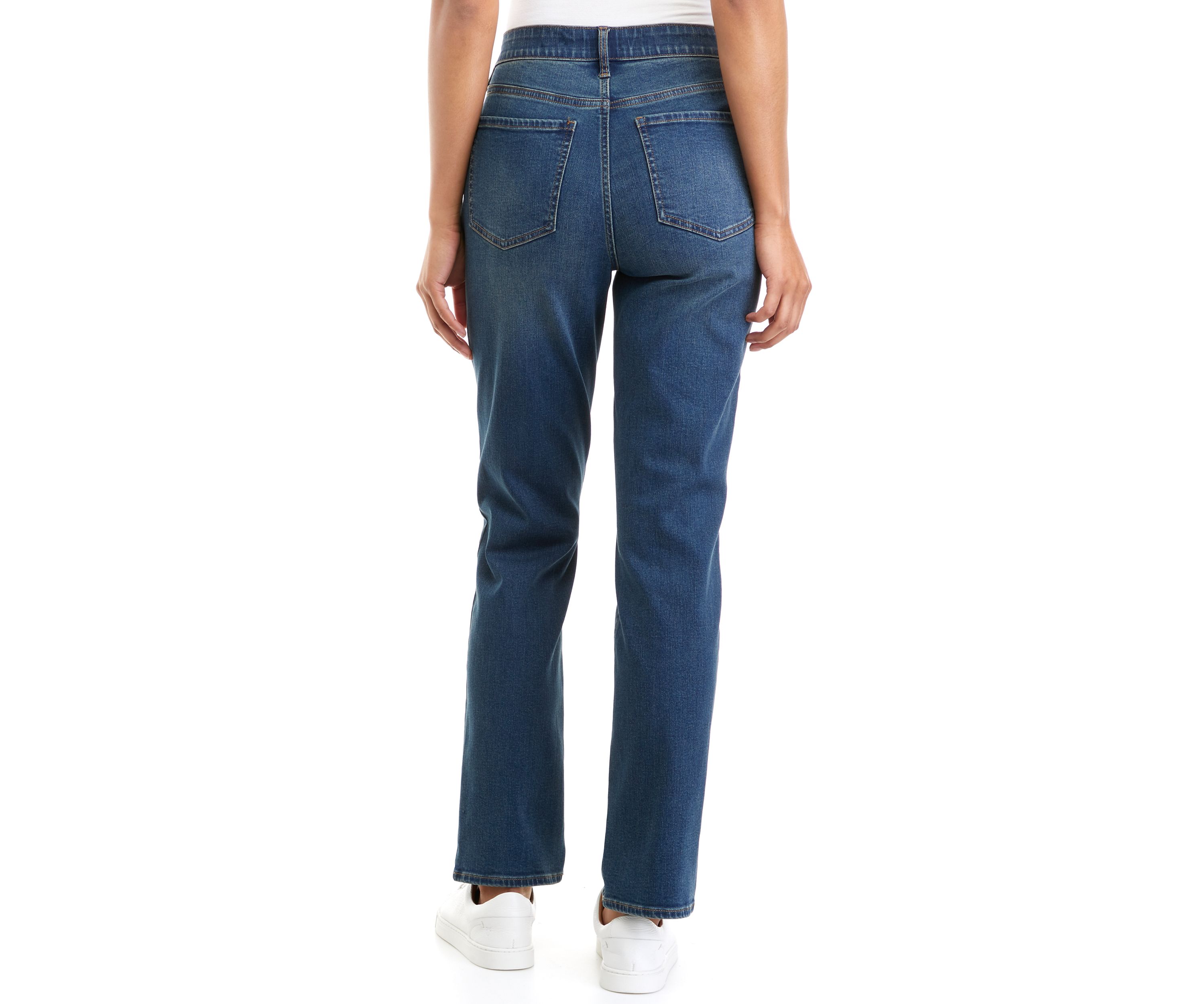 Womens High Rise Wide Leg Jeans								