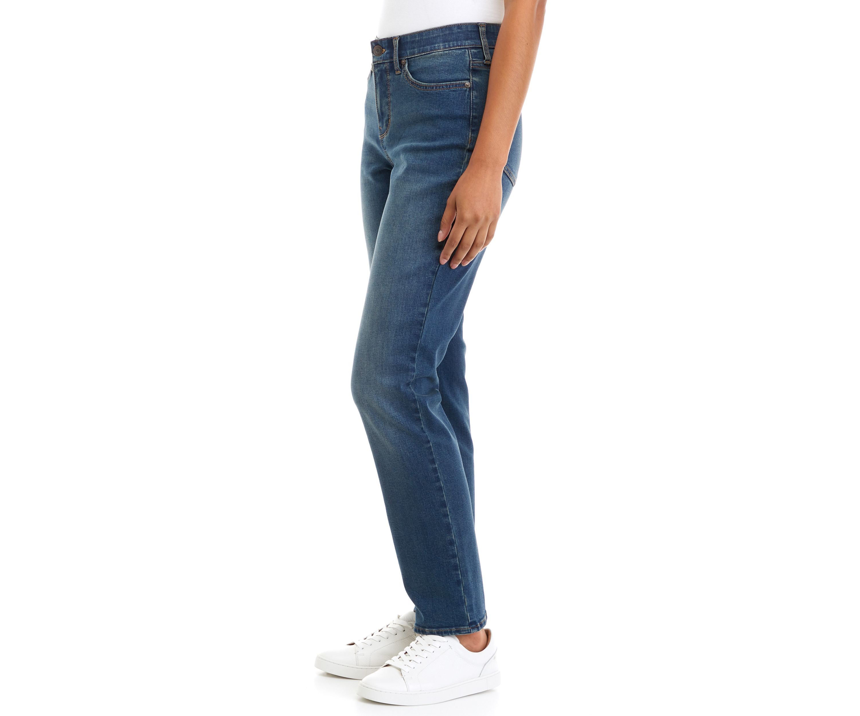 Womens High Rise Wide Leg Jeans								