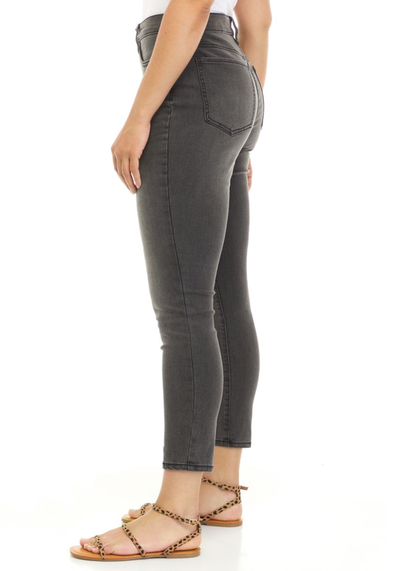 Womens High Rise Skinny Ankle Jeans 