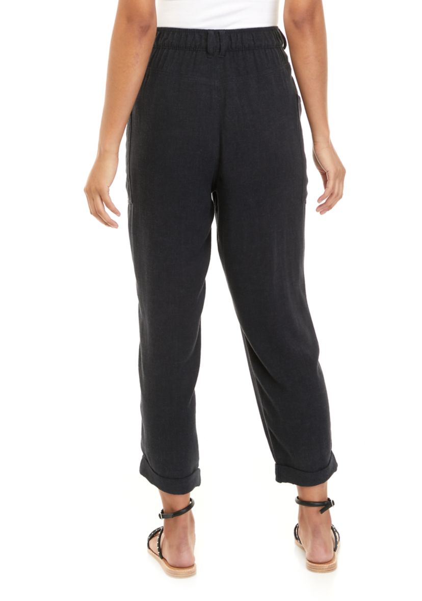 Drapey Twill Cargo Pants