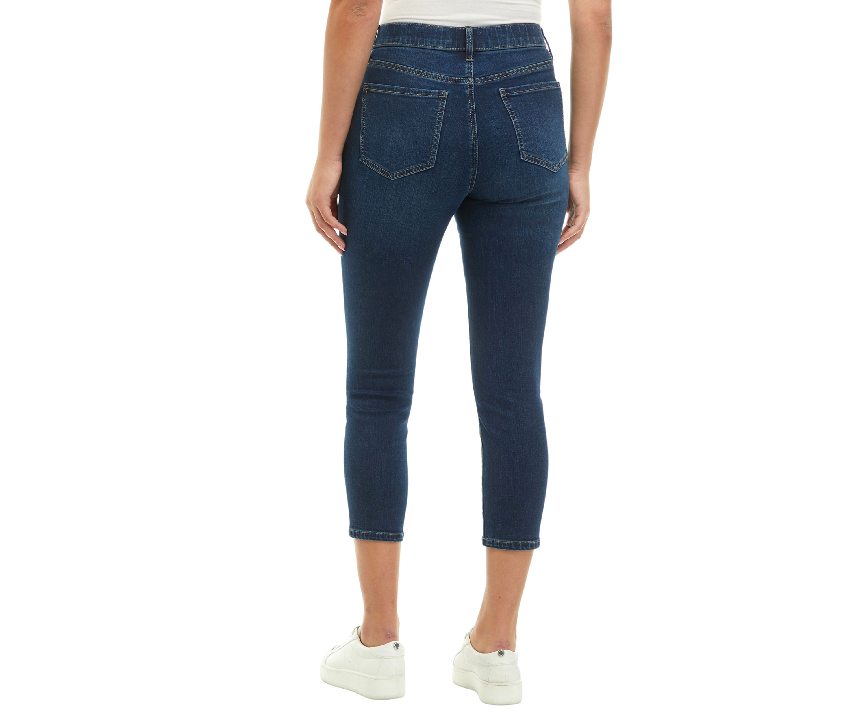Womens Cropped Denim Jeans