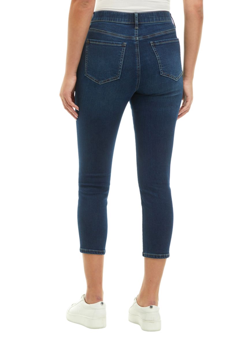 Womens Cropped Denim Jeans
