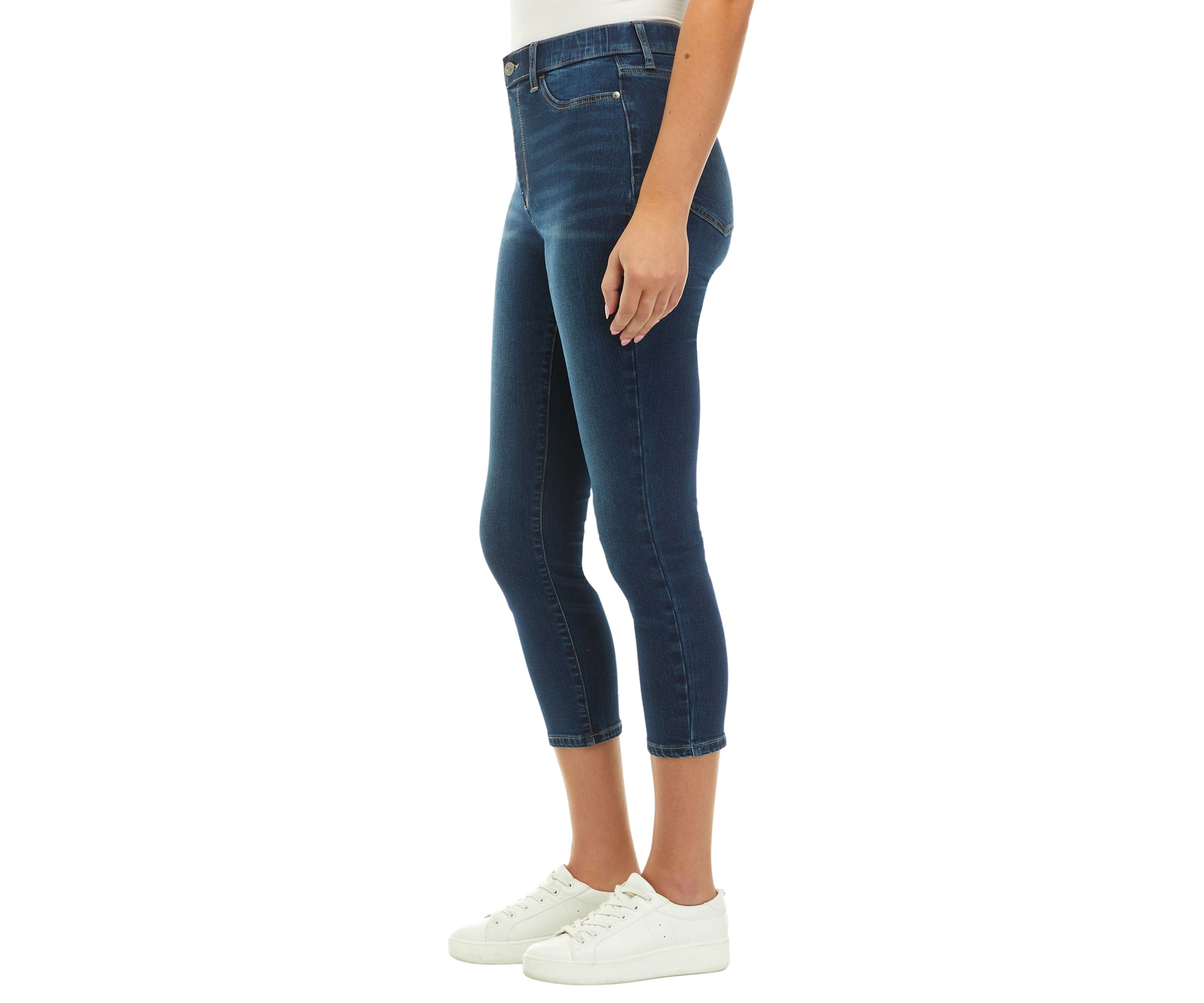 Womens Cropped Denim Jeans