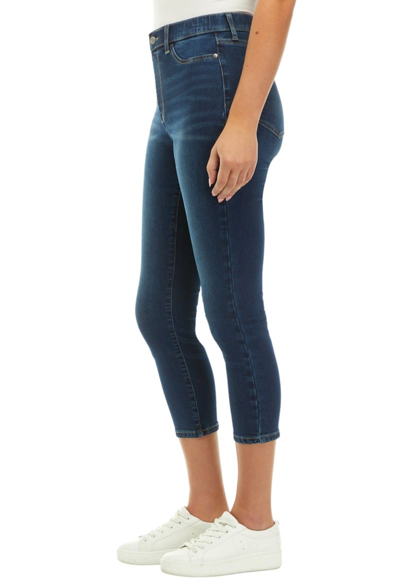 Womens Cropped Denim Jeans