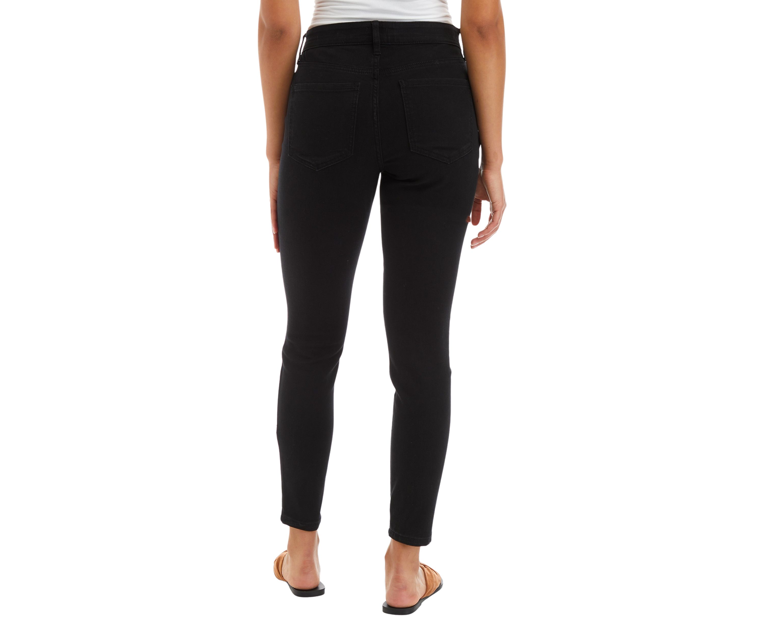 Womens Mid Rise Skinny Jeans