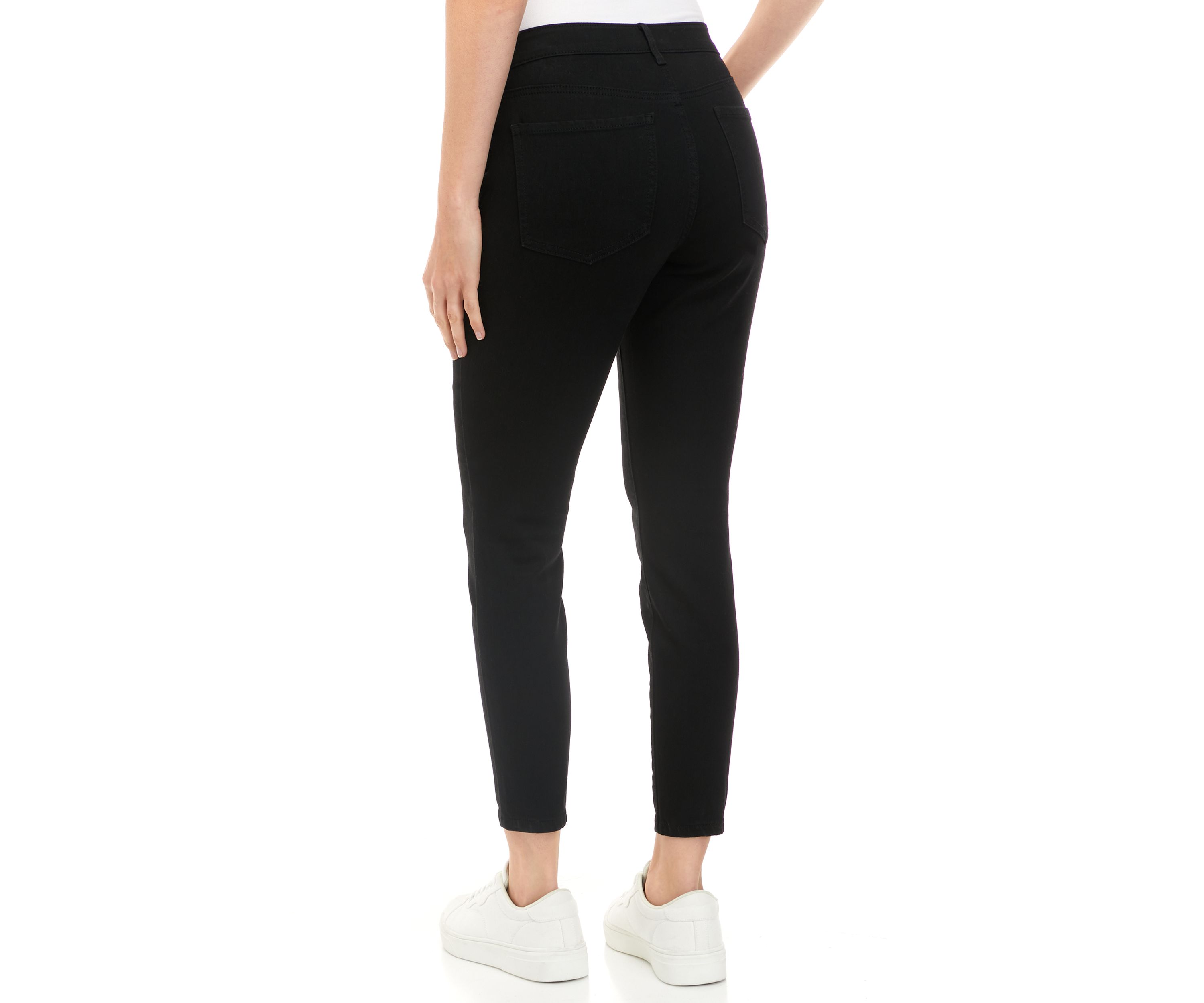 Womens Mid Rise Skinny Jeans