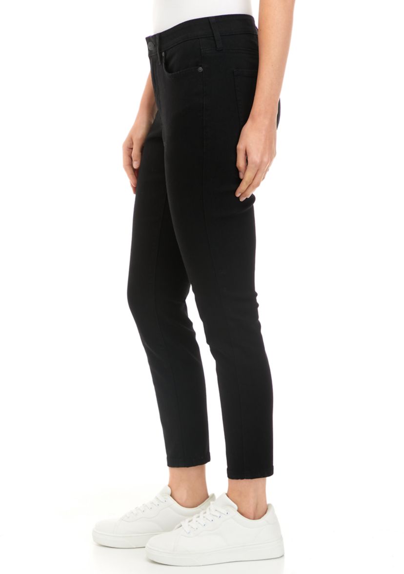 Womens Mid Rise Skinny Jeans