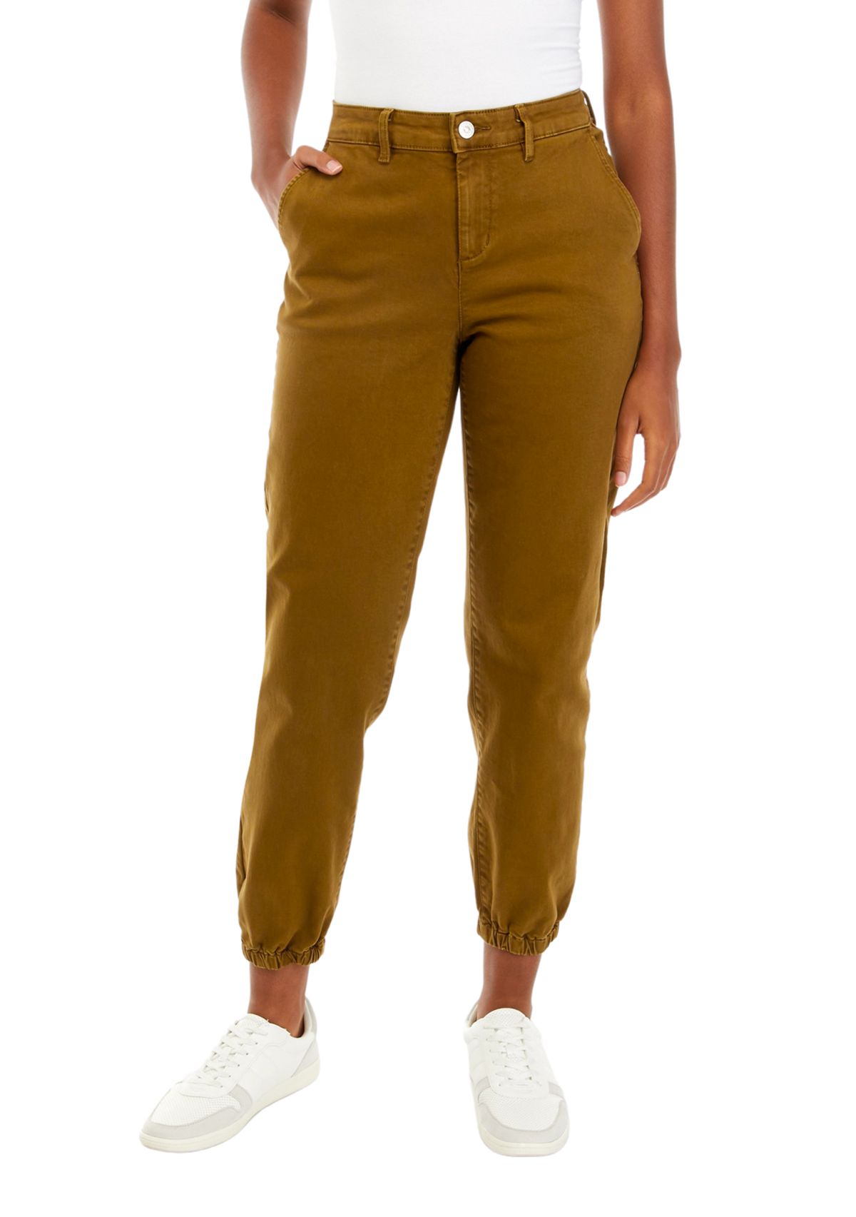 Womens Denim Jogger Pants