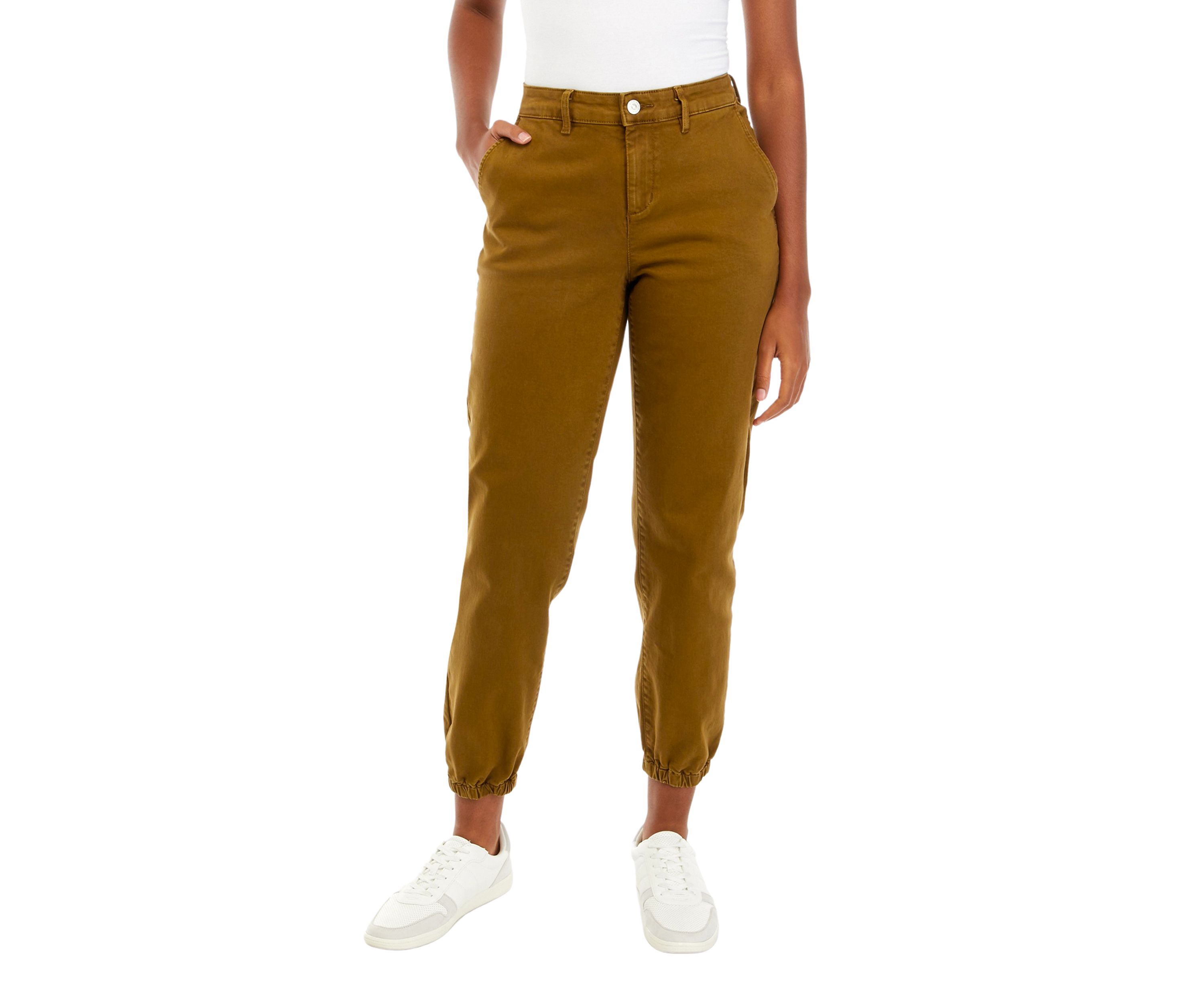 Womens Denim Jogger Pants