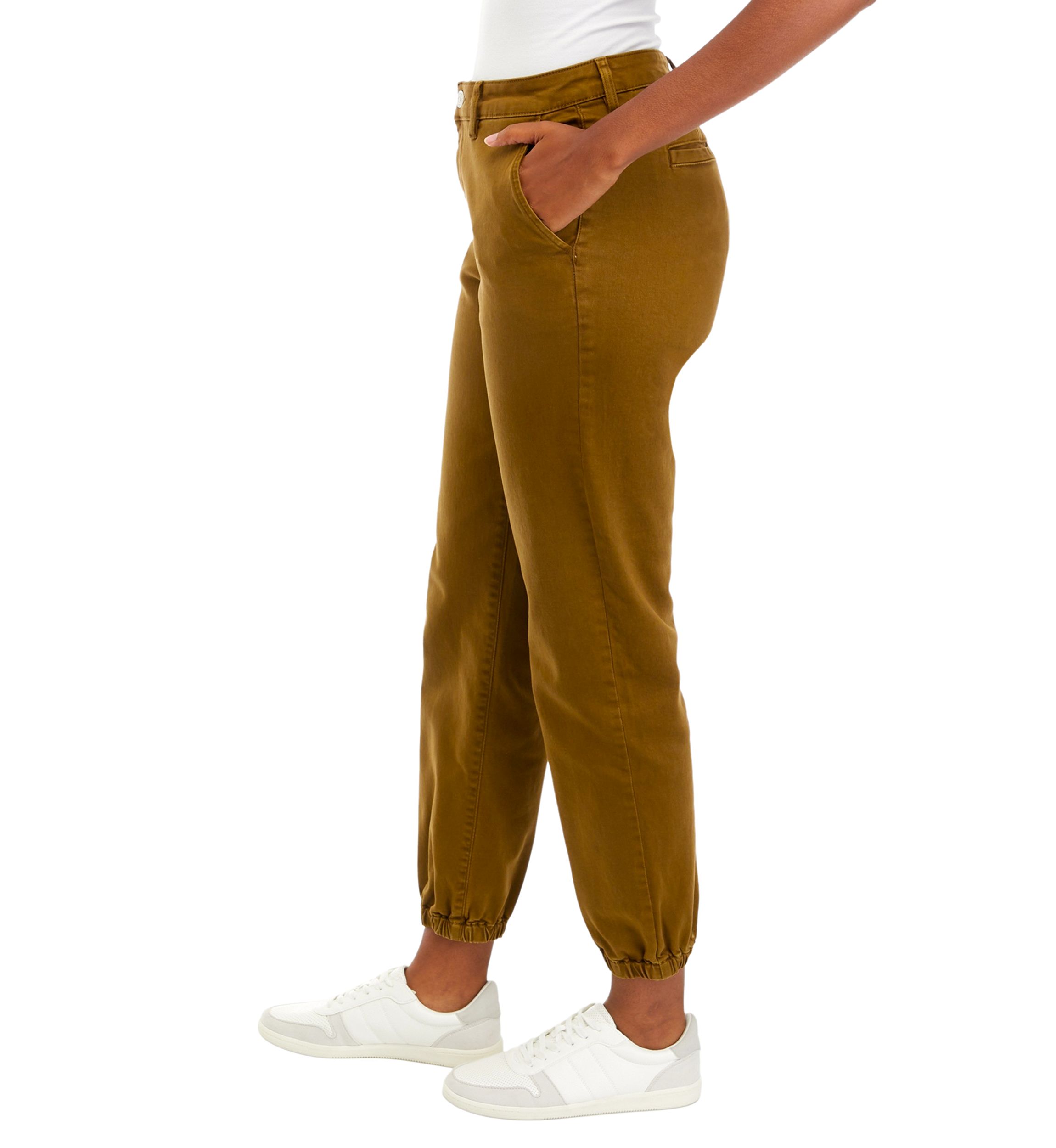 Womens Denim Jogger Pants