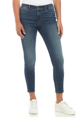 Wonderly Petite Mid Rise Skinny Jeans | belk