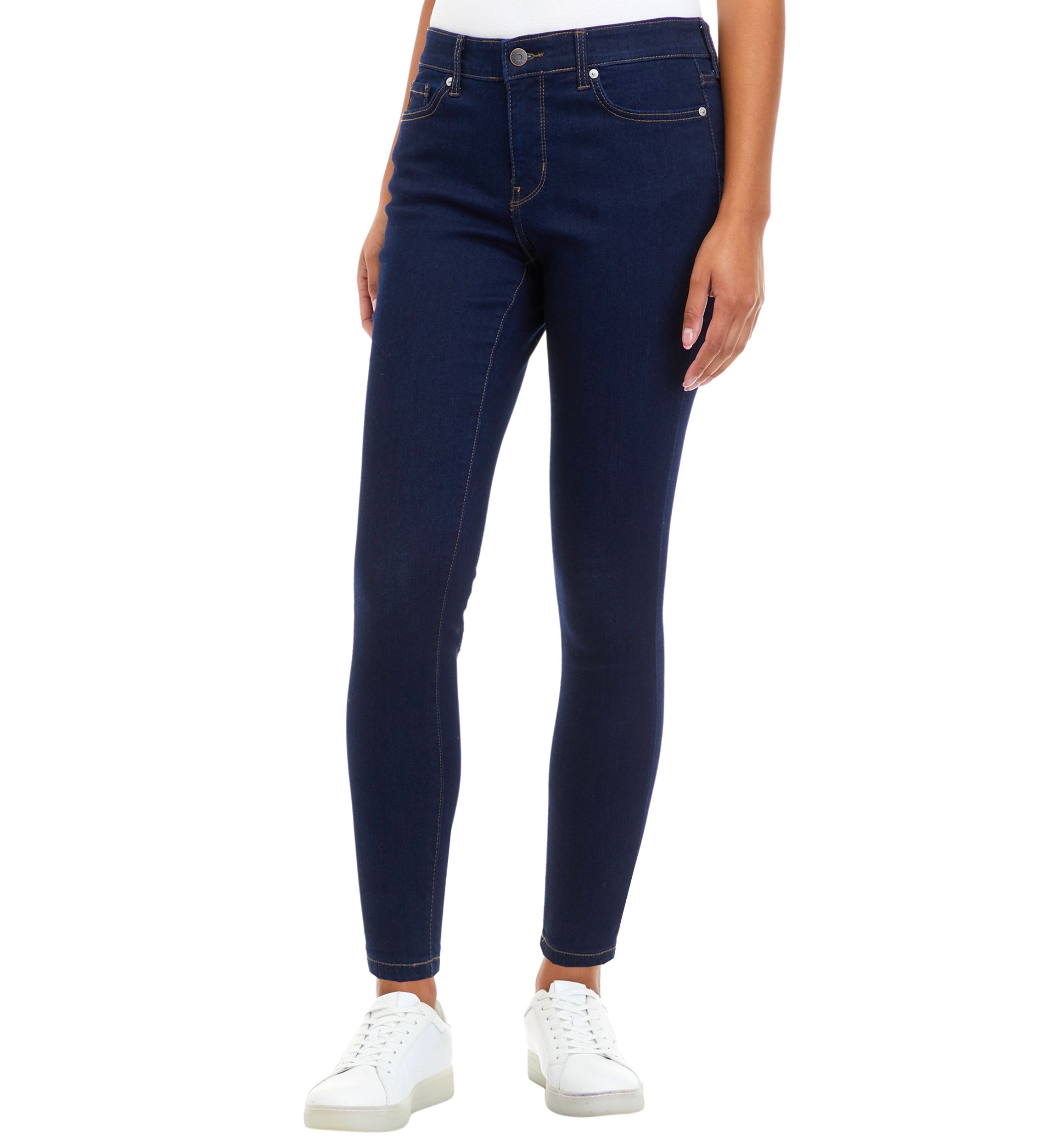 Petite Mid Rise Skinny Jeans
