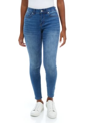 Wonderly Petite Mid Rise Skinny Jeans | belk
