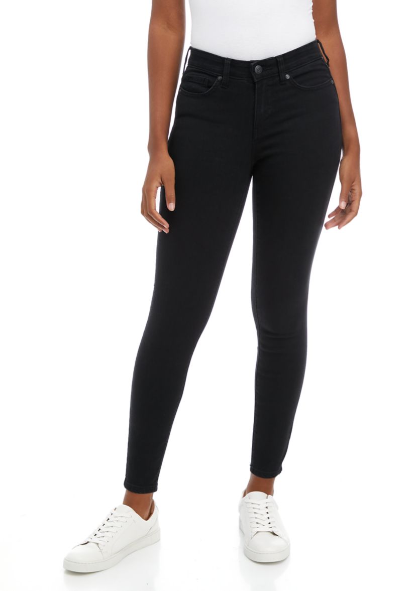Petite Mid Rise Skinny Jeans