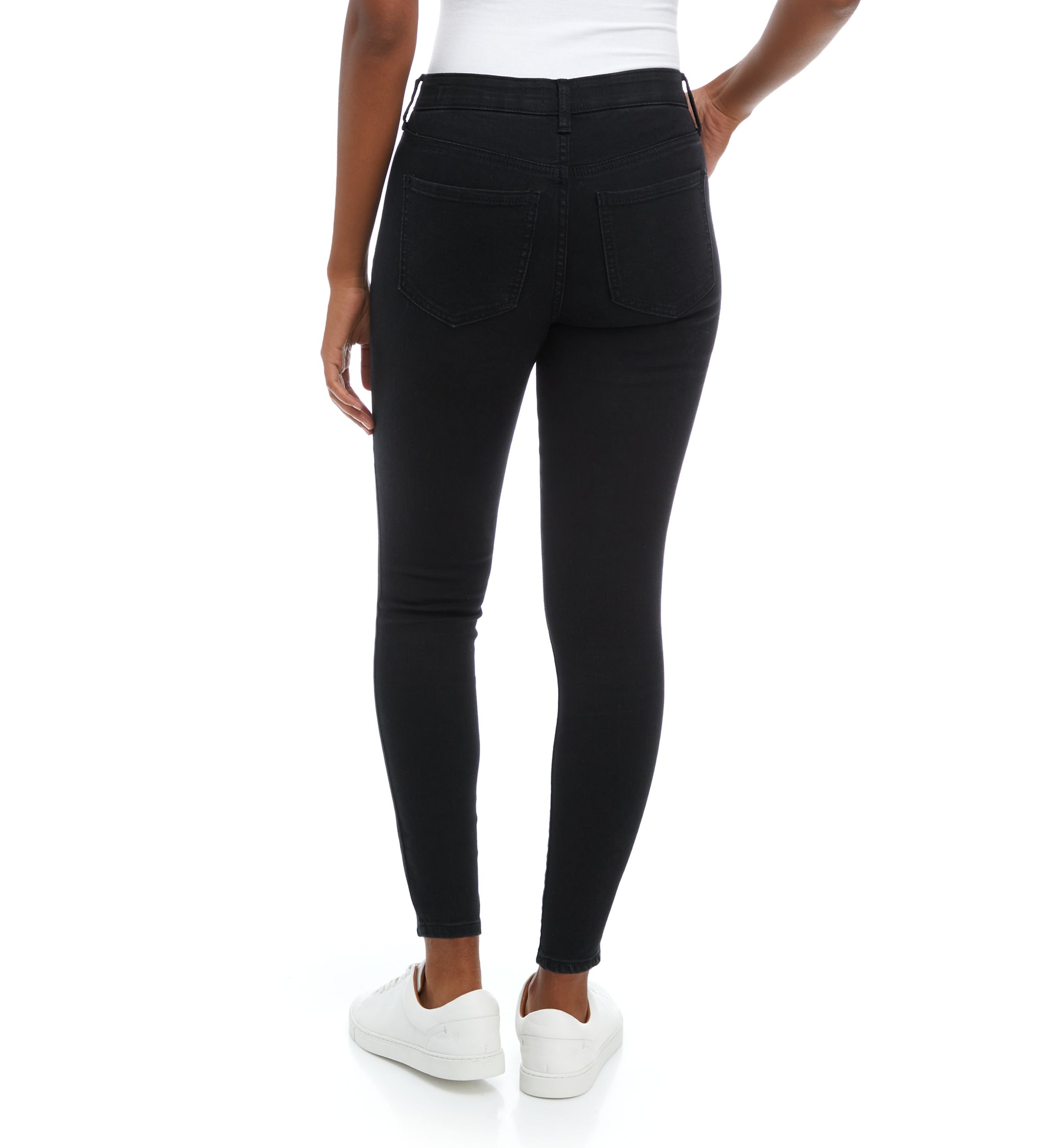 Petite Mid Rise Skinny Jeans