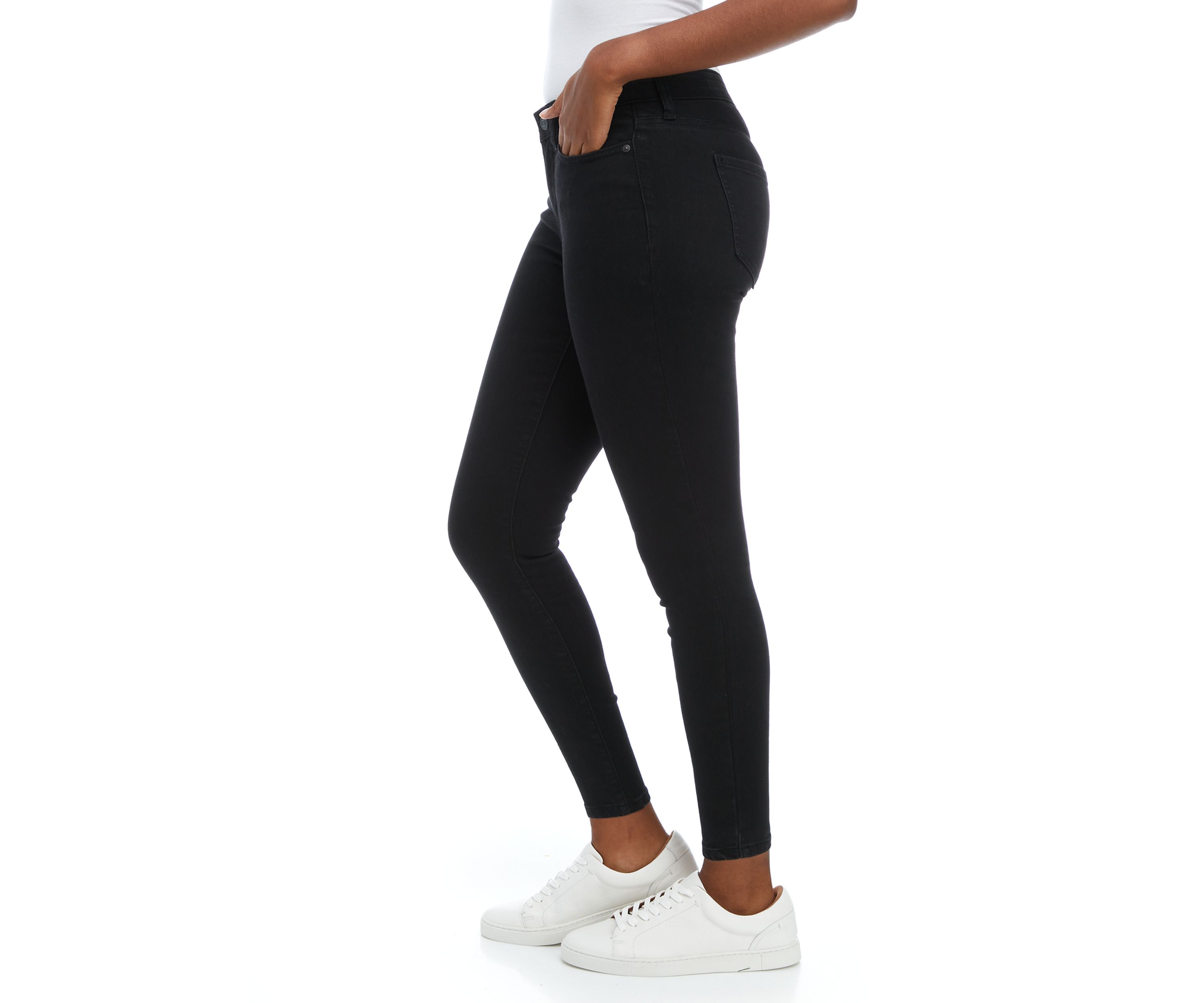 Petite Mid Rise Skinny Jeans