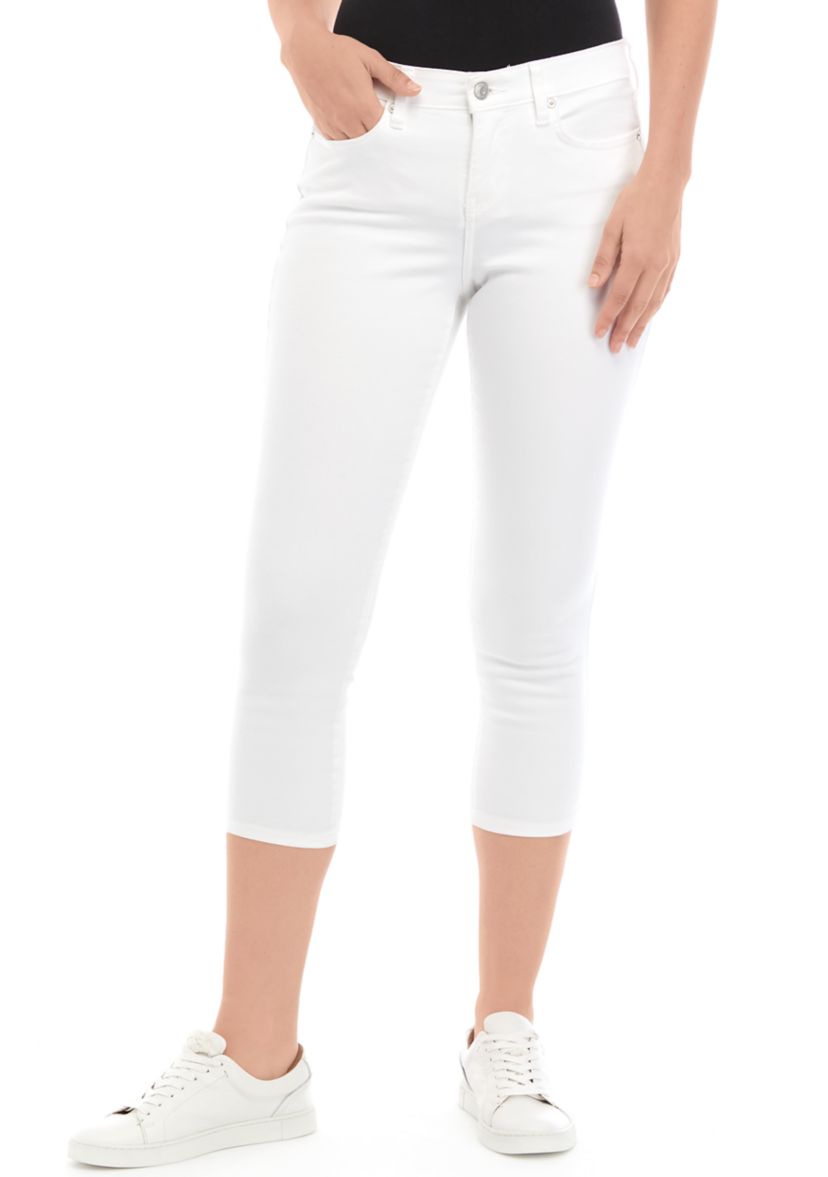 Petite 5 Pocket Cropped Denim Jeans