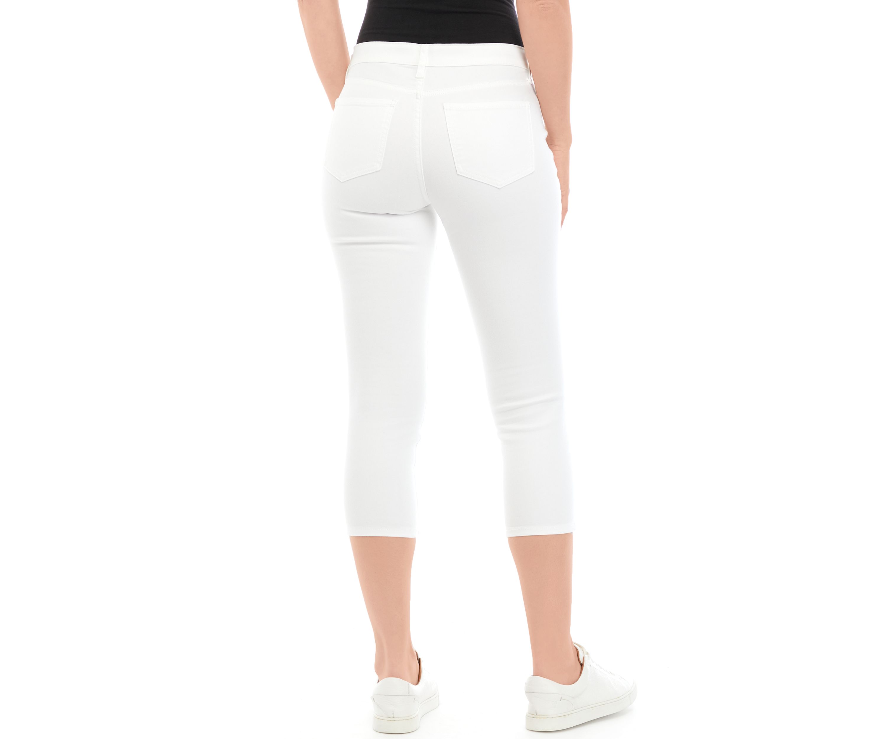 Petite 5 Pocket Cropped Denim Jeans