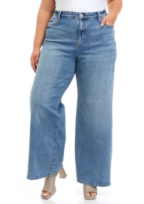 Plus Size Wide Leg Jeans