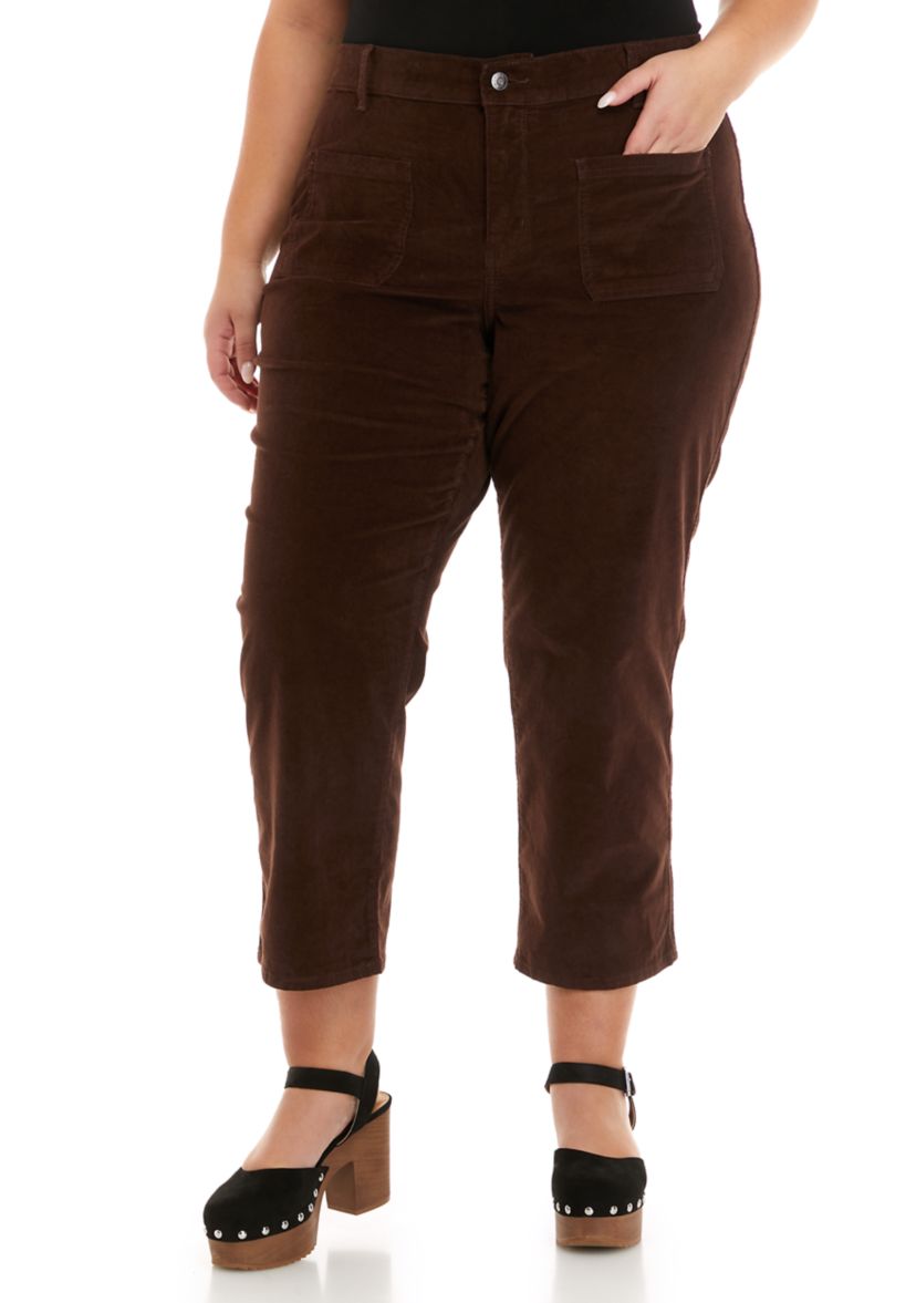 Plus Size High Rise Vintage Straight Jeans