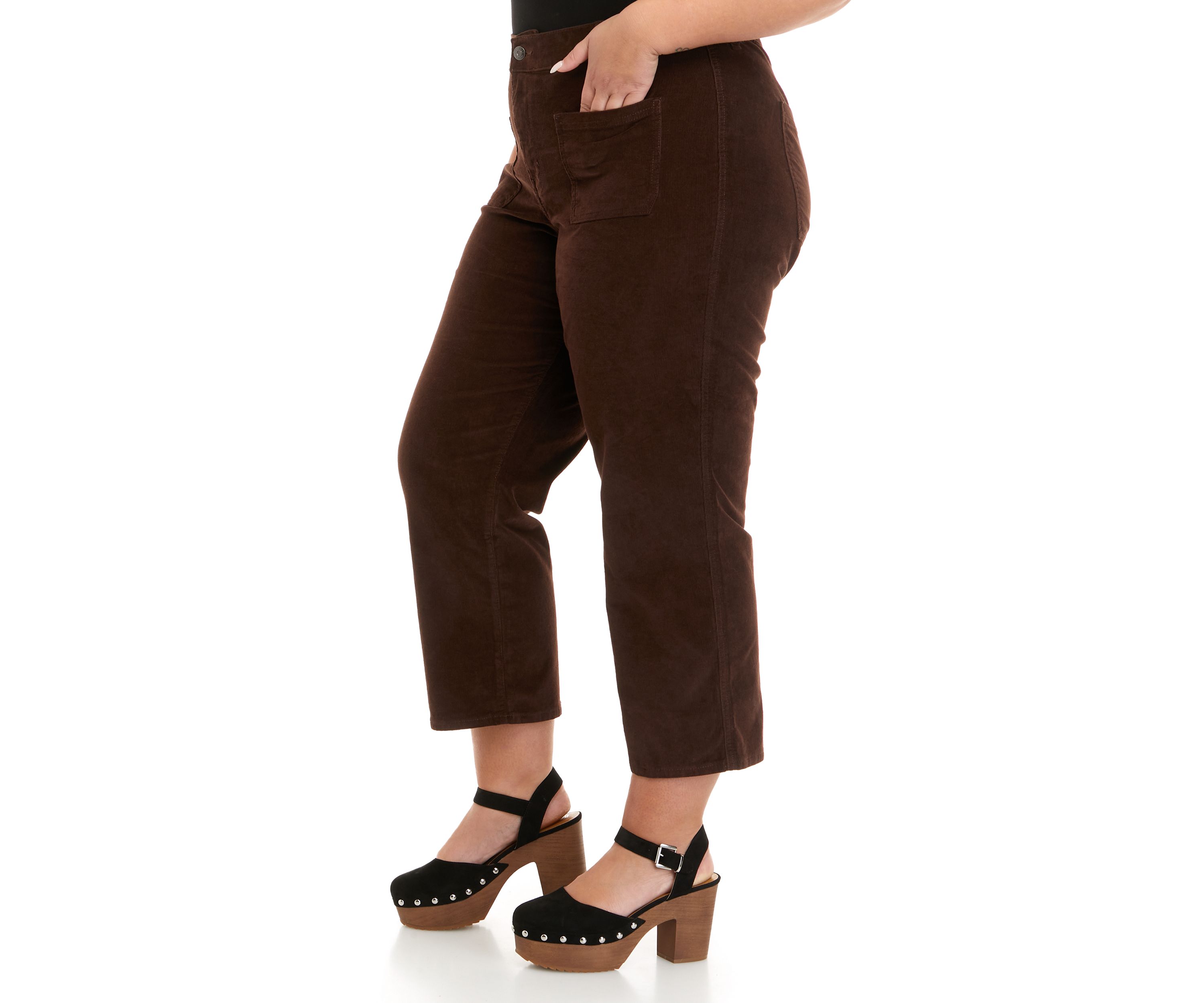 Plus Size High Rise Vintage Straight Jeans