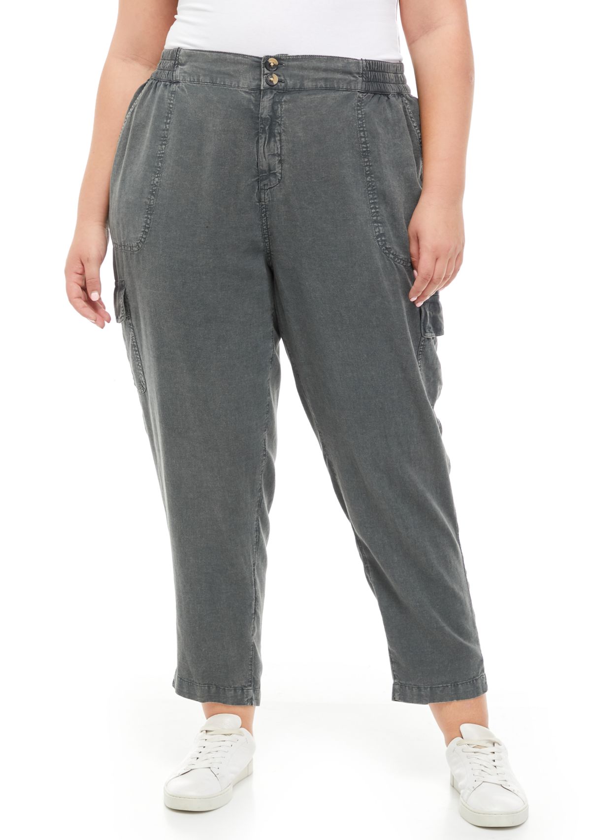 Plus Size Relaxed Cargo Pants