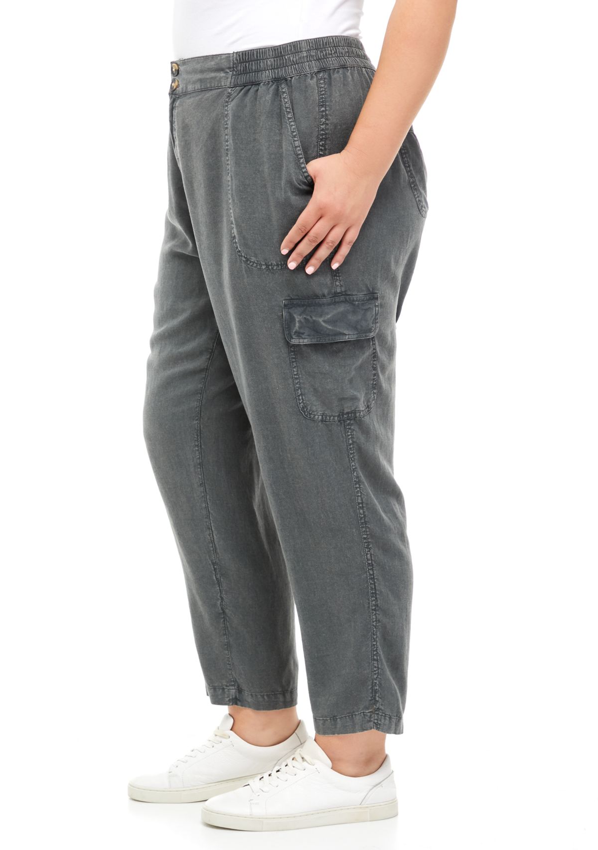 Plus Size Relaxed Cargo Pants